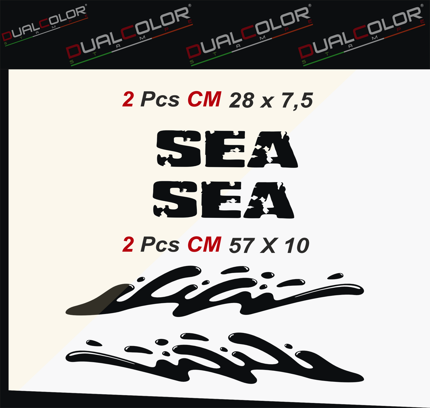 set adesivi decal vinile