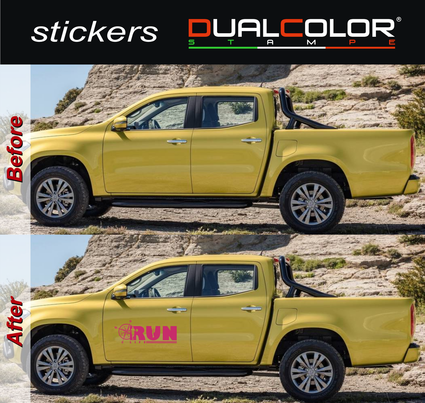 set adesivi decal vinile