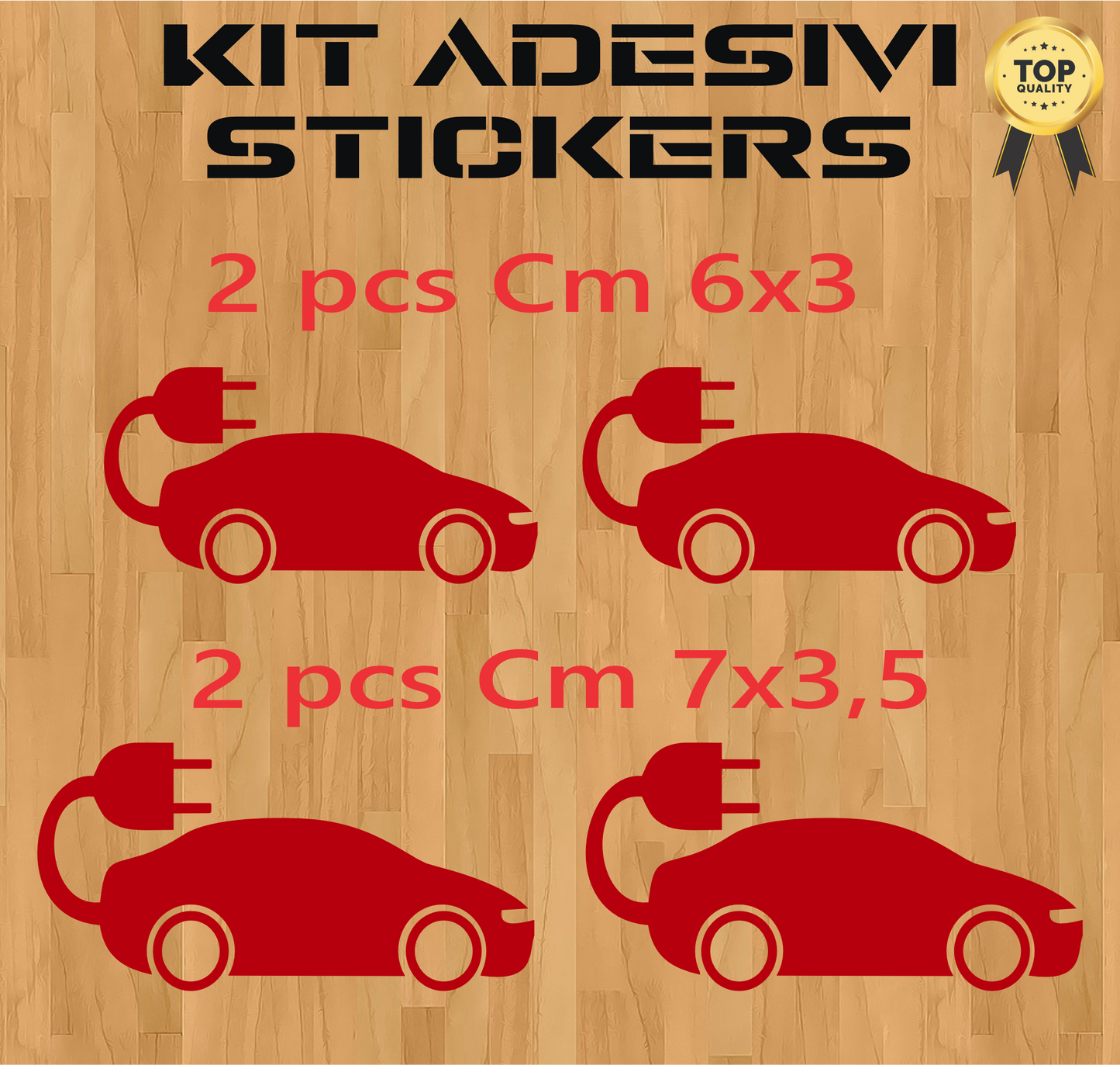 set adesivi decal vinile