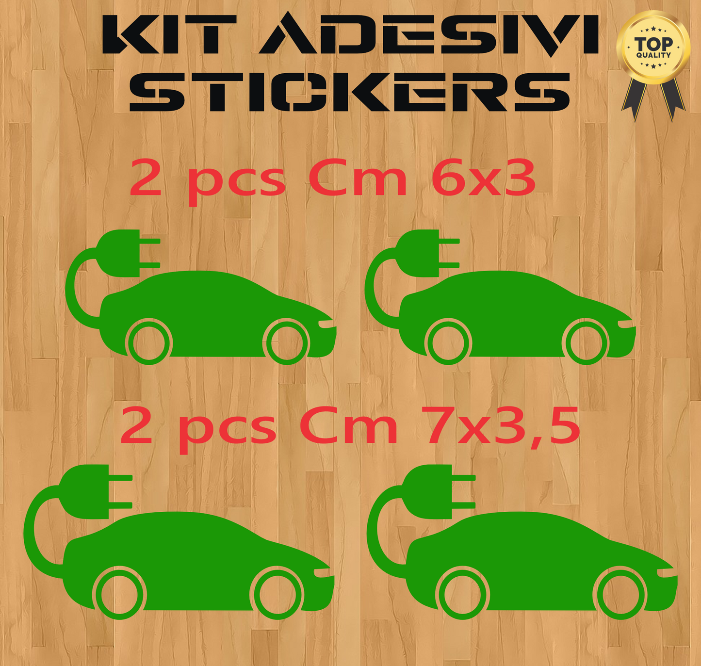 set adesivi decal vinile