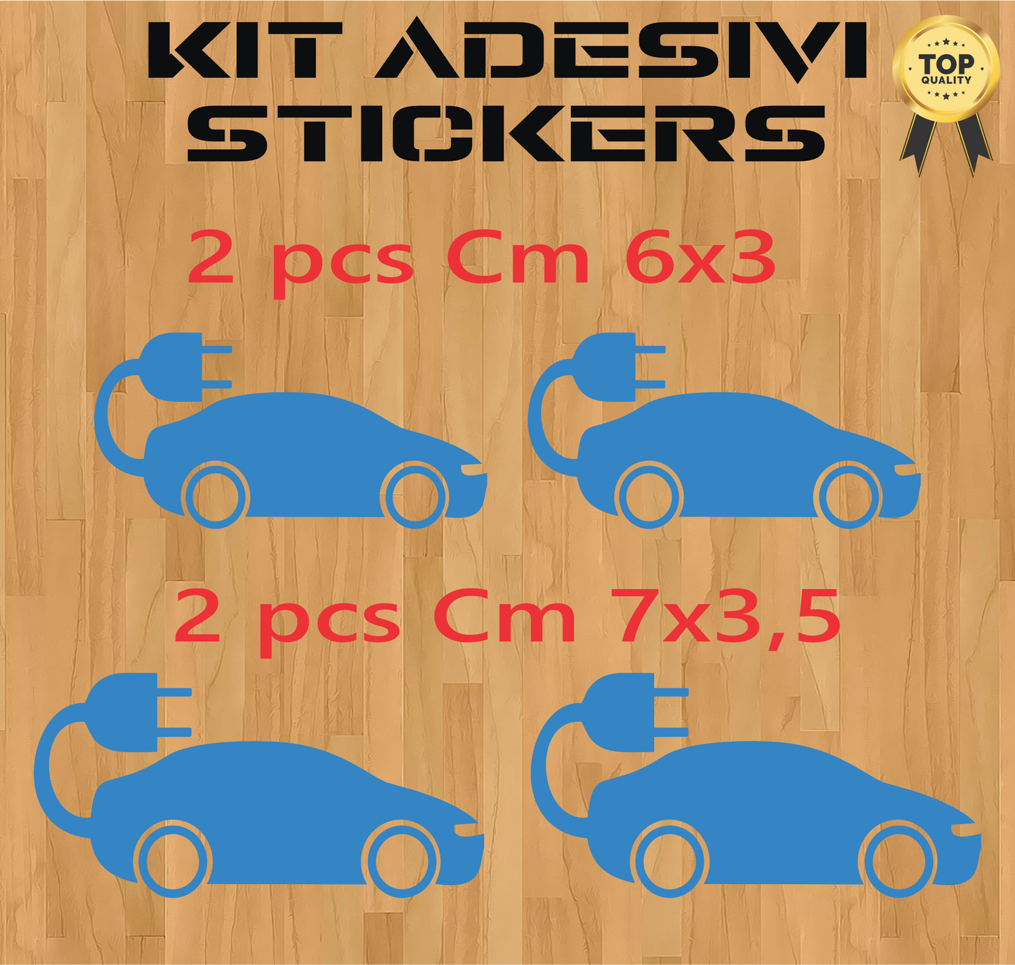 set adesivi decal vinile