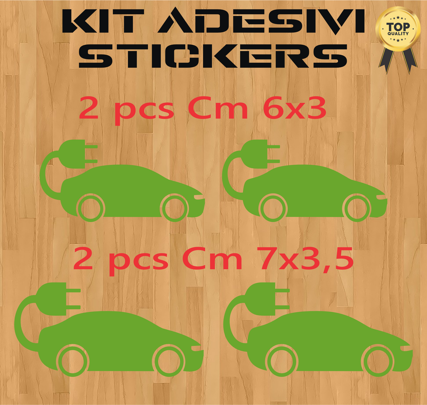 set adesivi decal vinile