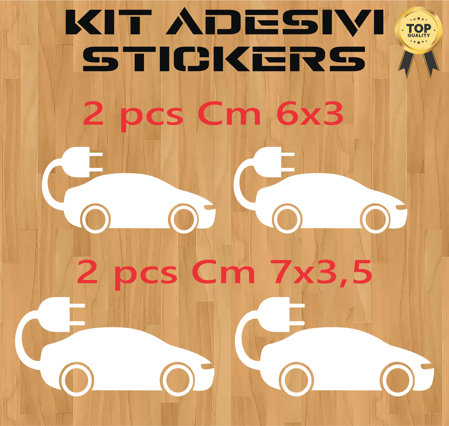 set adesivi decal vinile