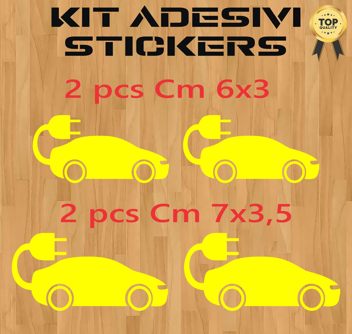 set adesivi decal vinile