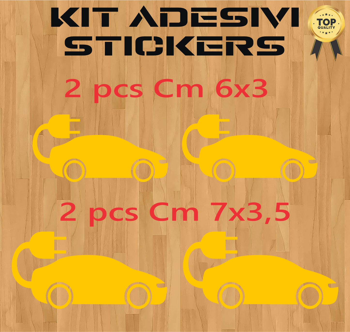 set adesivi decal vinile