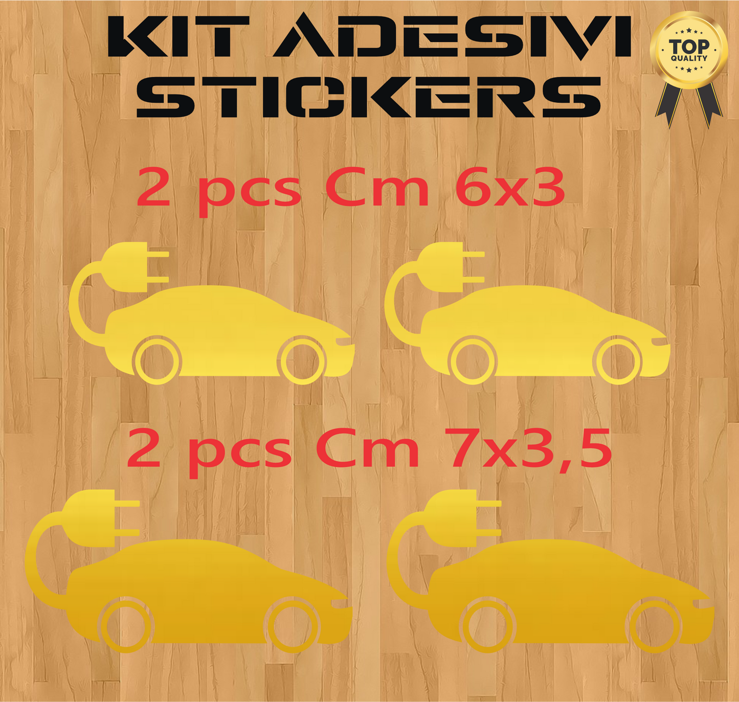 set adesivi decal vinile