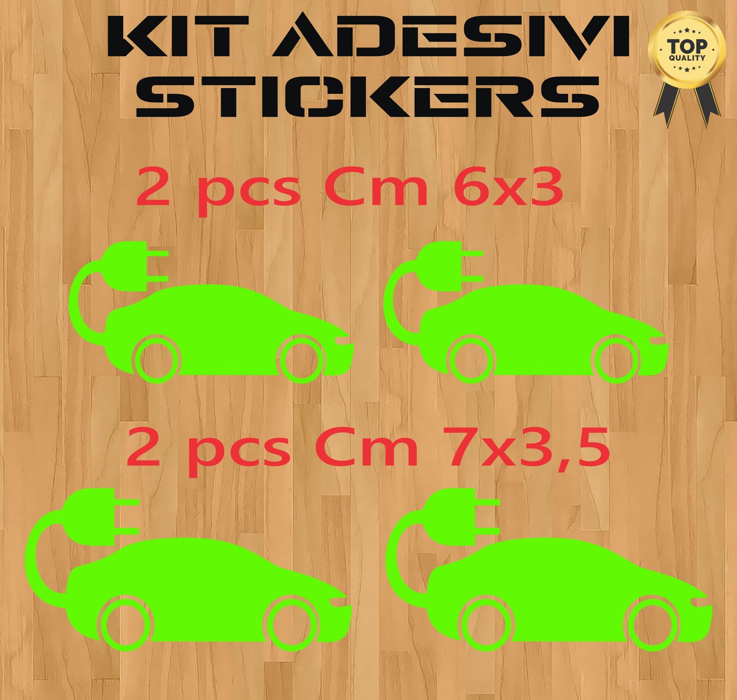 set adesivi decal vinile