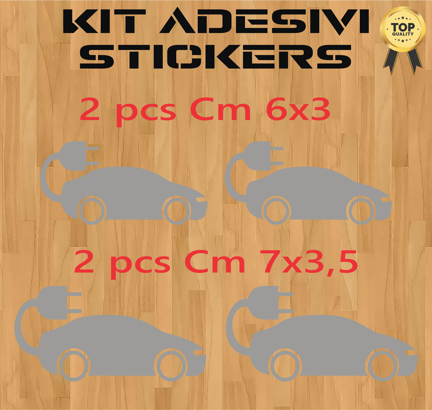 set adesivi decal vinile