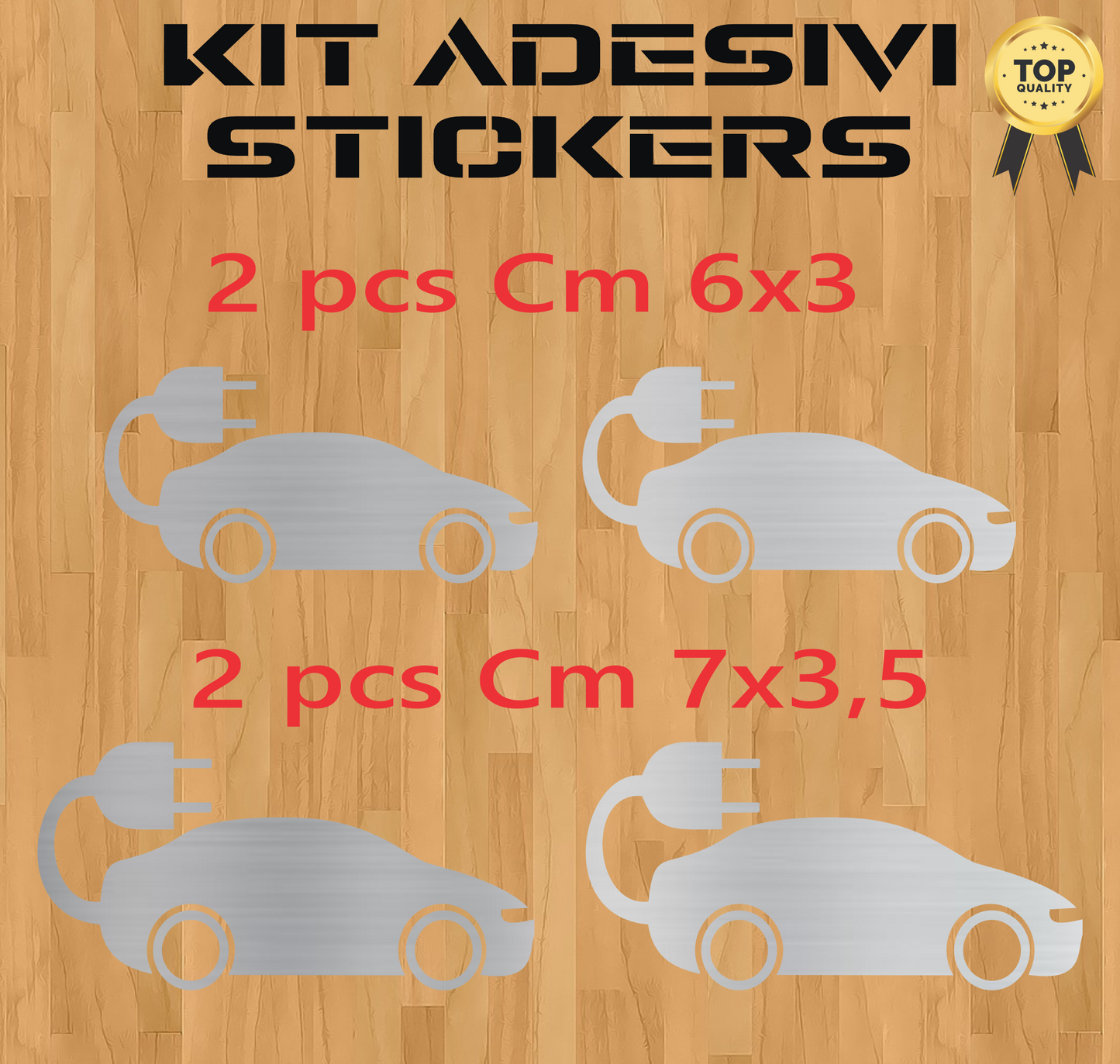 set adesivi decal vinile