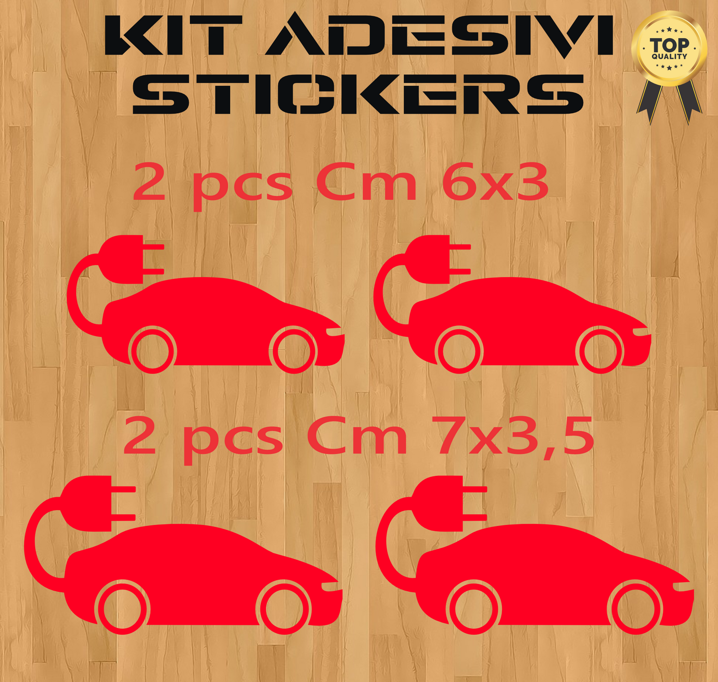 set adesivi decal vinile