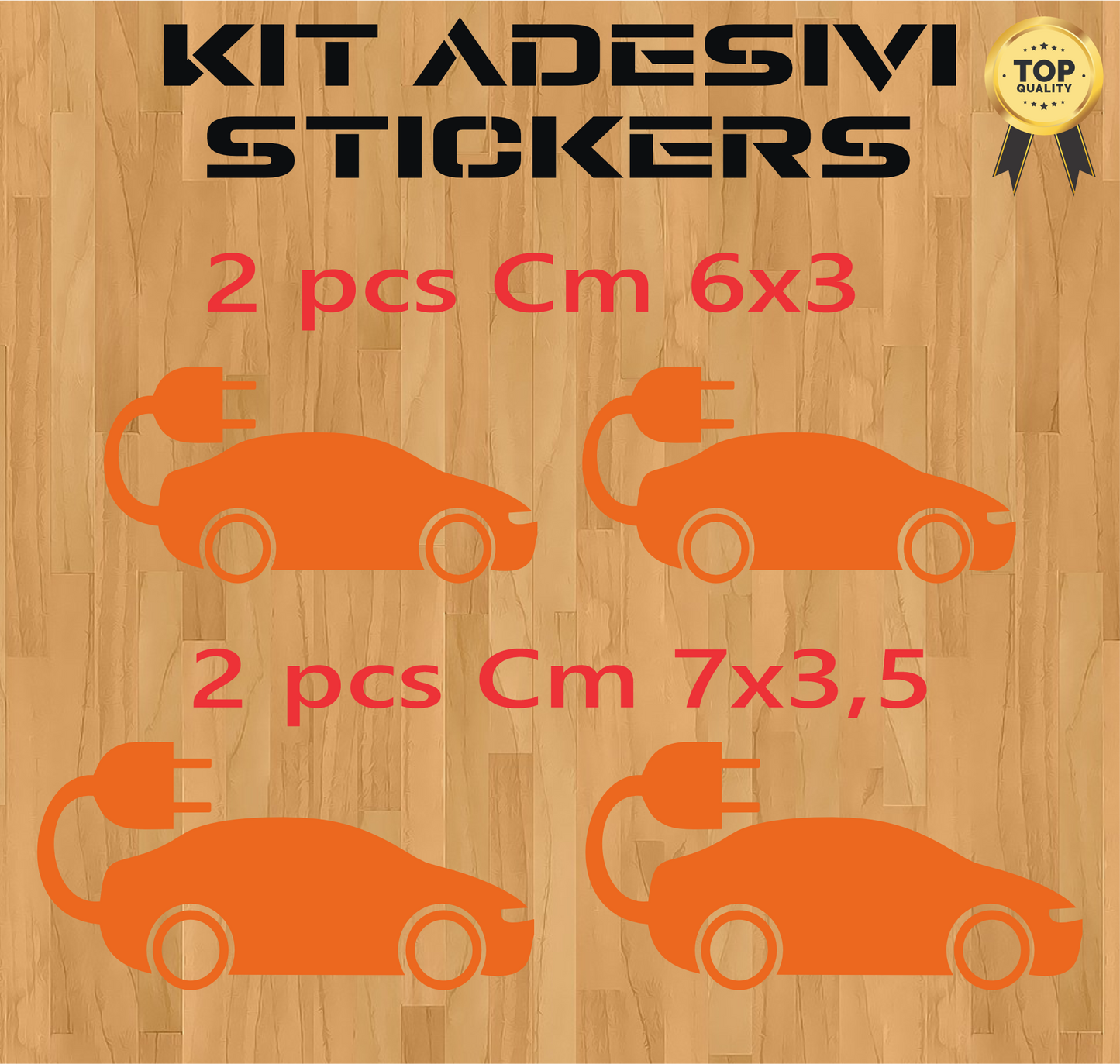 set adesivi decal vinile