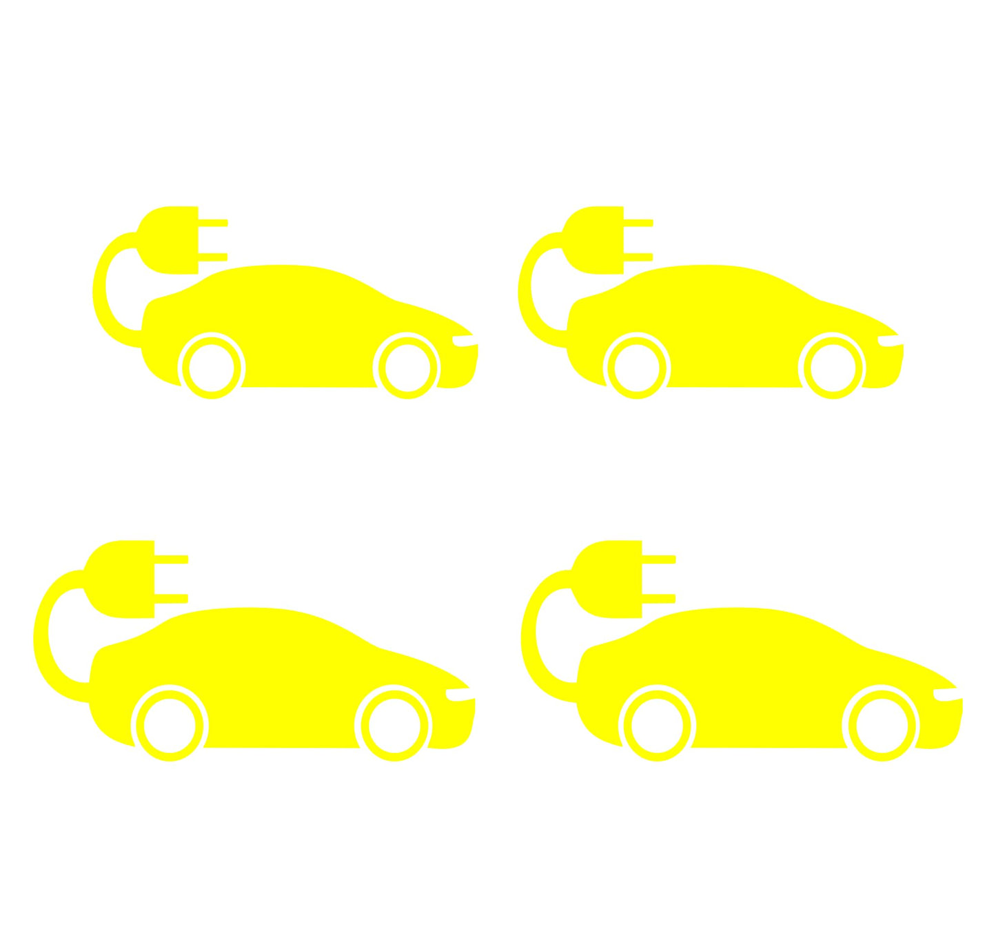 DualColorStampe Adesivi in vinile wall stickers tuning auto elettrica LOGO AUTO ELETTRICA accessori auto stickers COD.0422