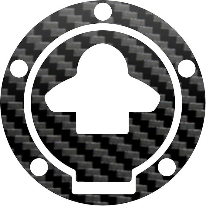 DualColorStampe Adesivo protezione tappo serbatoio compatibile con DUCATI Monster 620 (2001-2006) carbonio moto M0208