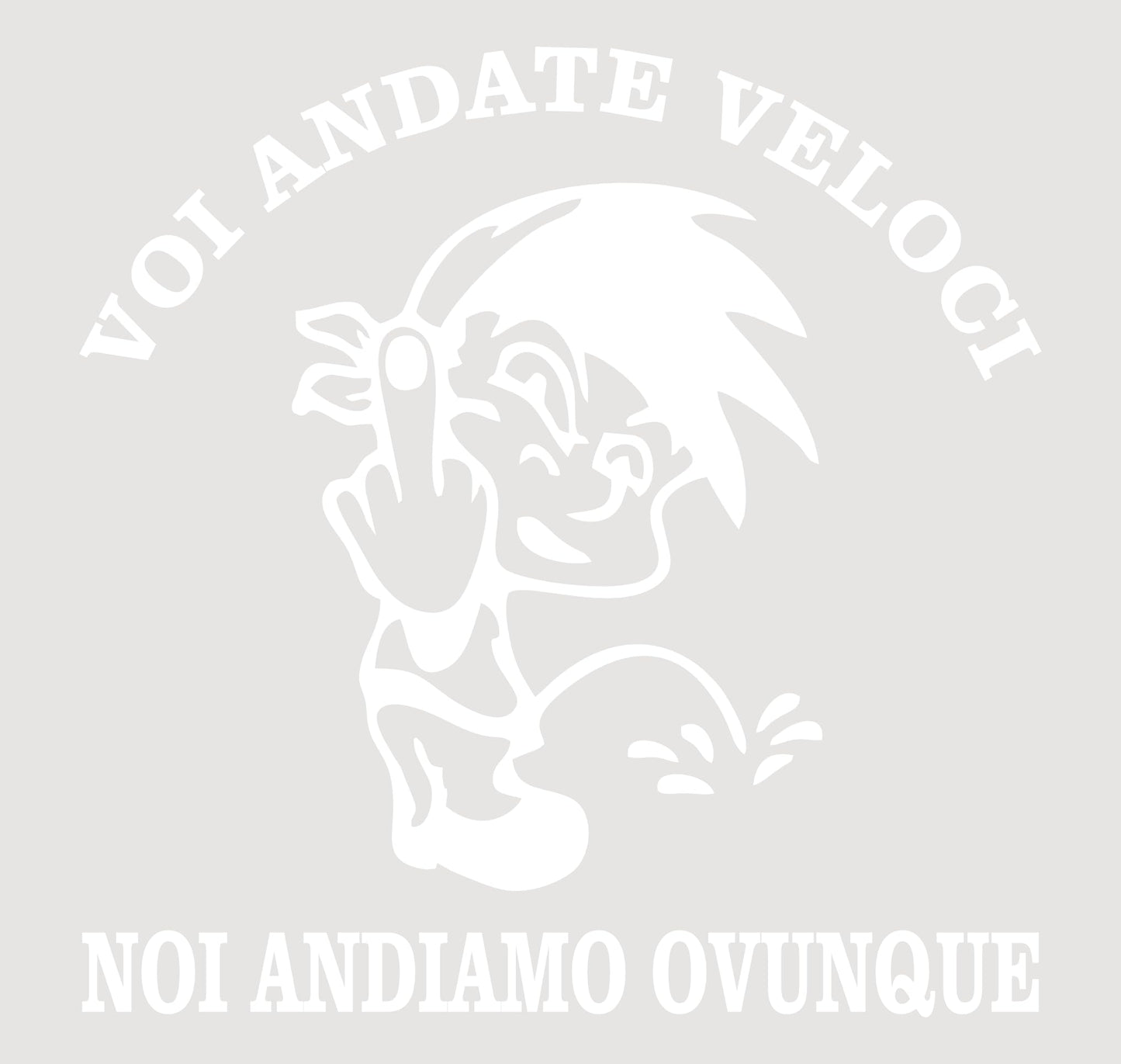 Voi Andate Veloci, Noi Andiamo Ovunque” – Sticker Auto 4x4, Moto, Casco – Decalcomania Vinile Impermeabile 0405