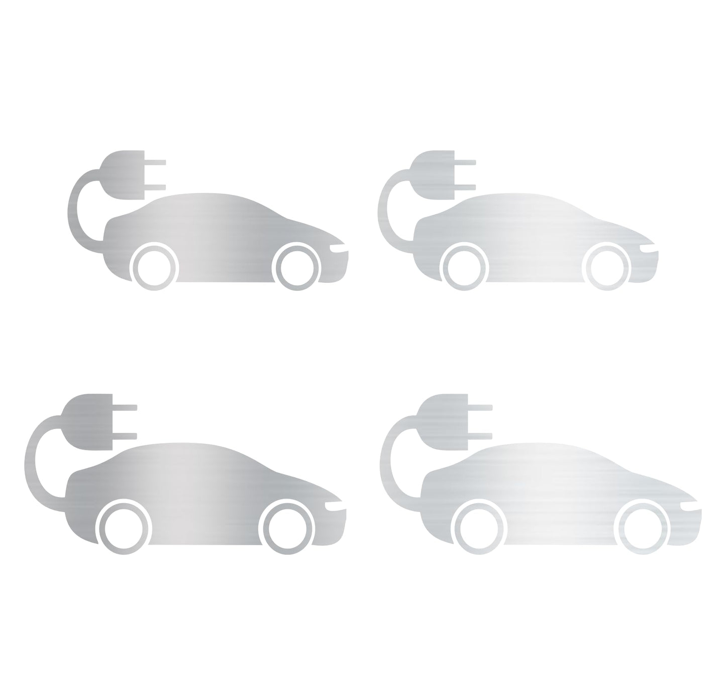 DualColorStampe Adesivi in vinile wall stickers tuning auto elettrica LOGO AUTO ELETTRICA accessori auto stickers COD.0422
