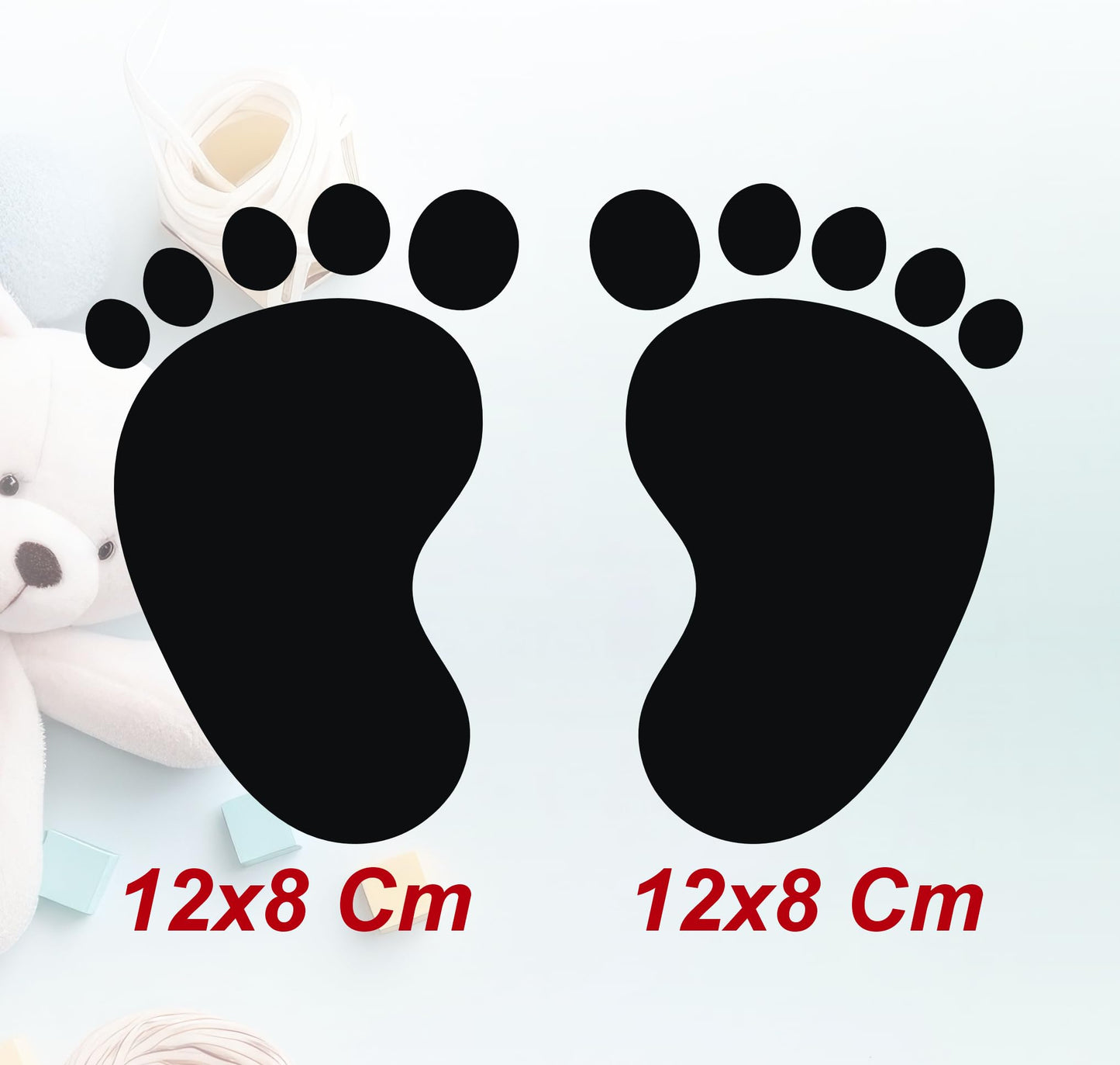 DualColorStampe Stickers Bimbo bimba a bordo adesivo auto baby on board bebè imprints impronte 0399