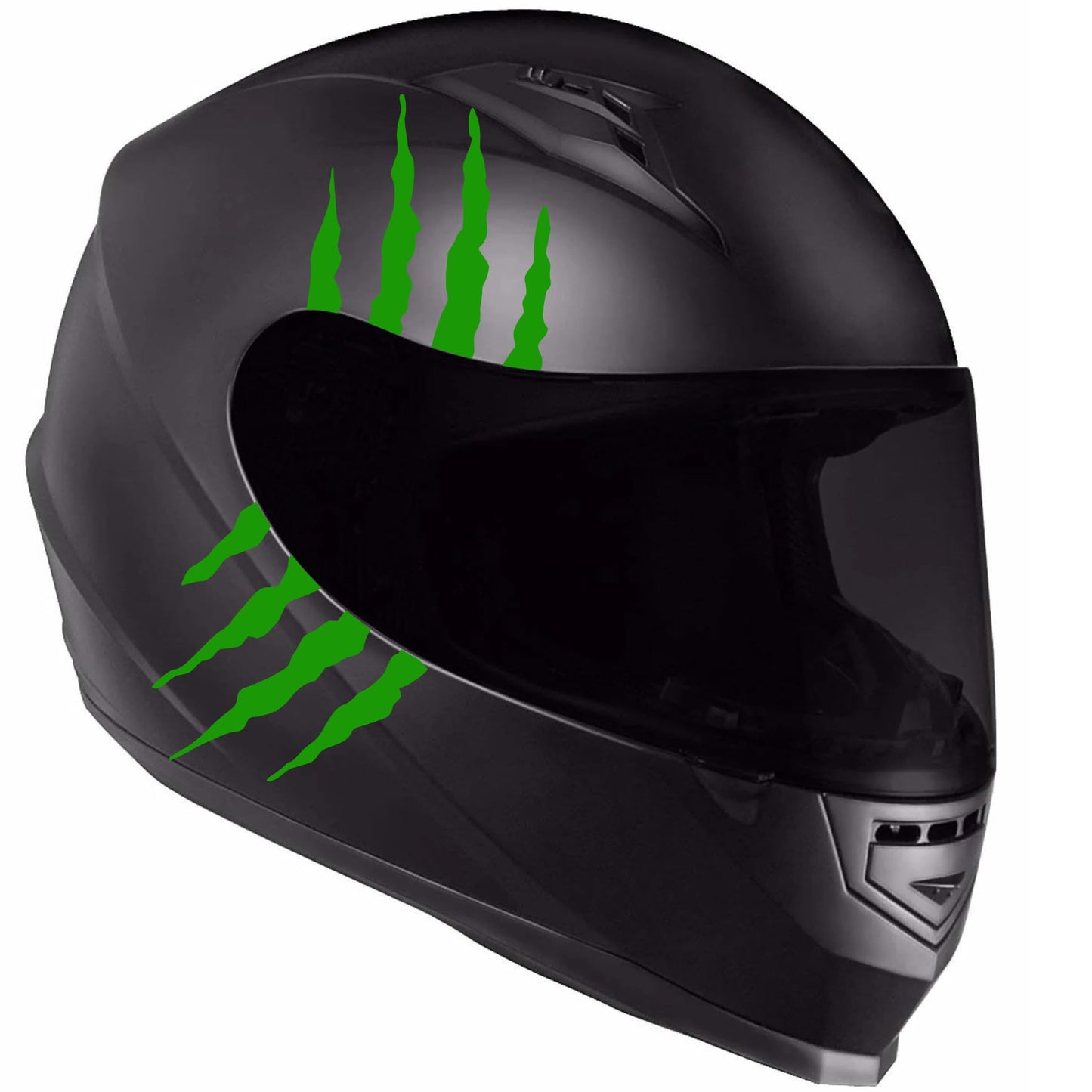 DualColorStampe 2 Adesivi Auto a Forma di Graffi | Stickers Adesivi Artigli Mostro Moto Macchina Esterni, Adesivo per casco moto C0100