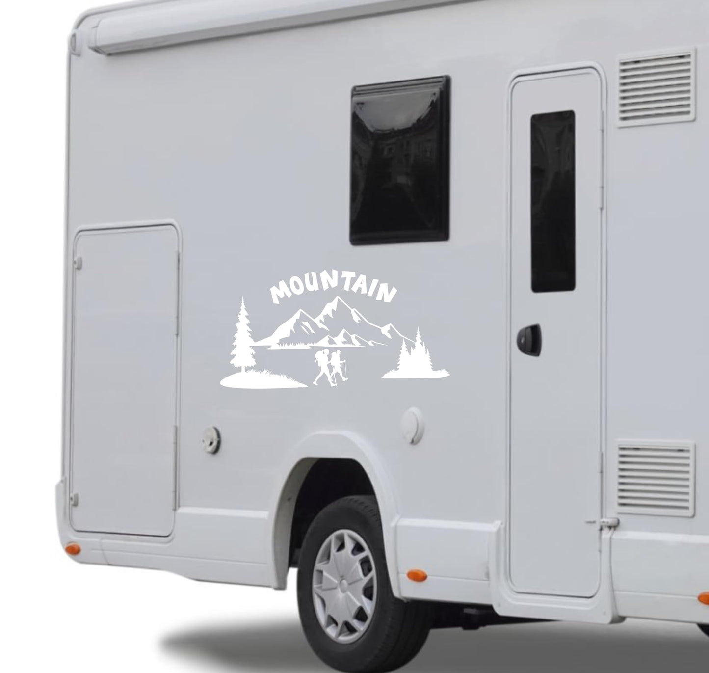 DualColorStampe Adesivo per Camper Compatibili con Adria Arca Bürstner Carthago Chausson Elnagh Hobby Mobilvetta Mclouis Caravan stickers roulotte - 0388