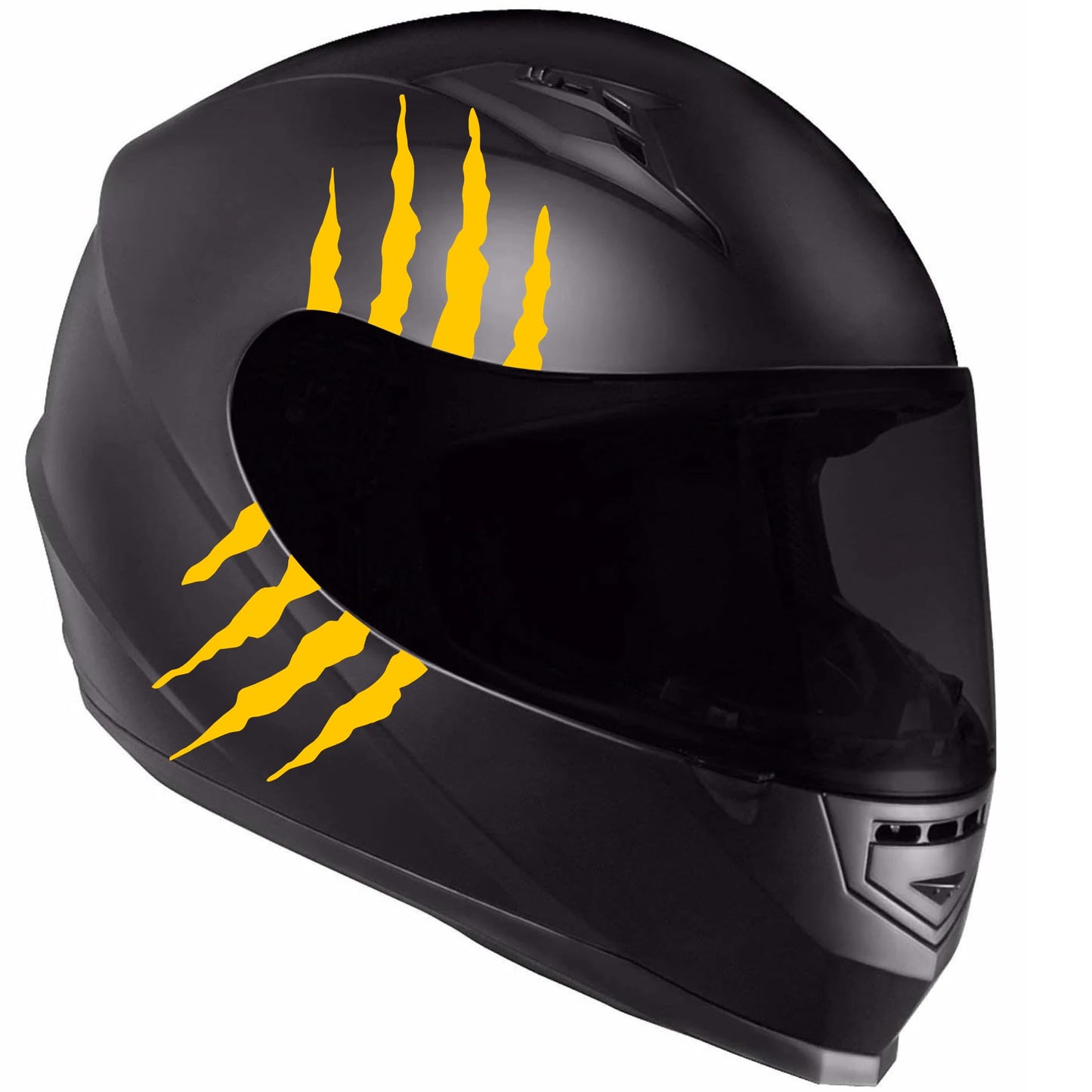 DualColorStampe 2 Adesivi Auto a Forma di Graffi | Stickers Adesivi Artigli Mostro Moto Macchina Esterni, Adesivo per casco moto C0100