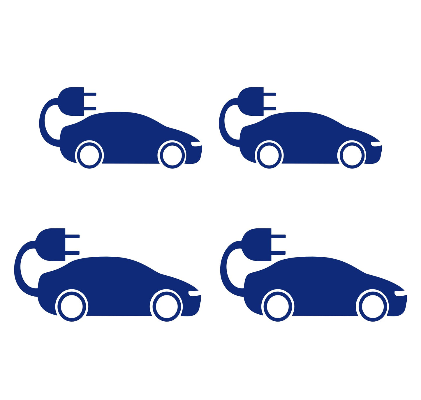 DualColorStampe Adesivi in vinile wall stickers tuning auto elettrica LOGO AUTO ELETTRICA accessori auto stickers COD.0422