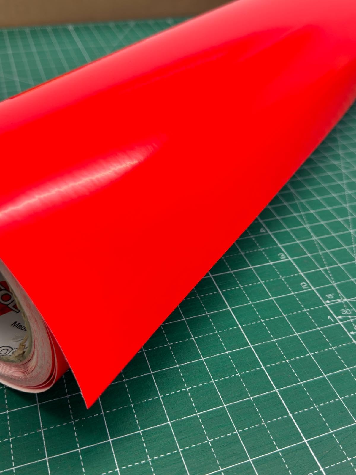 DualColorStampe® Adesivi Compatibili con Harley-Davidson bandiera tribale serbatoio Set 2 stickers Moto Motorbike COD. M0364 (ROSSO FLUO)