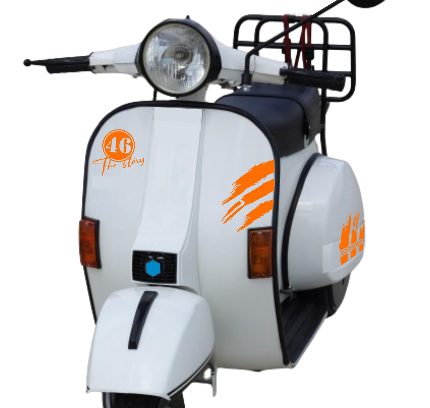 DualColorStampe Adesivi Compatibili con PIAGGIO VESPA 1981 PX 125 GTS 300 super GTV 300 GTV250 GTV125 M0334