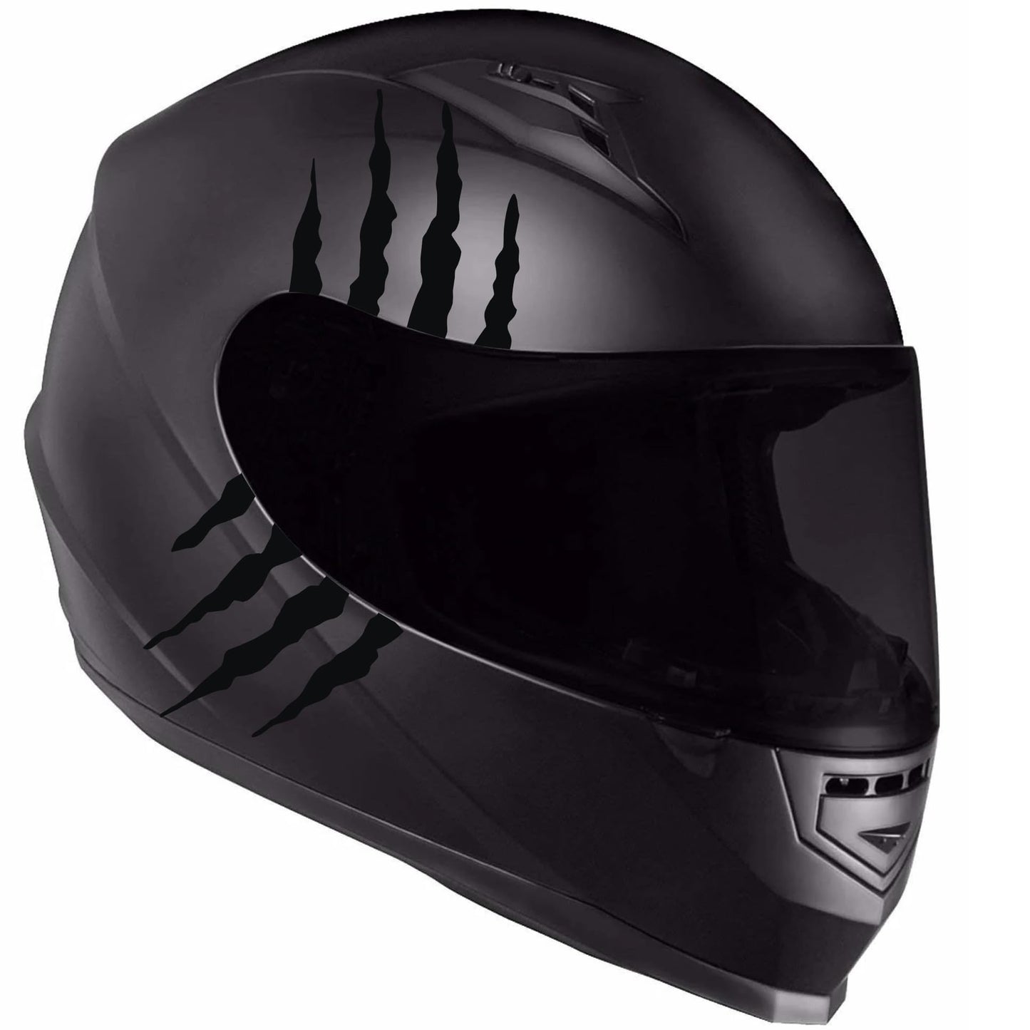 DualColorStampe 2 Adesivi Auto a Forma di Graffi | Stickers Adesivi Artigli Mostro Moto Macchina Esterni, Adesivo per casco moto C0100