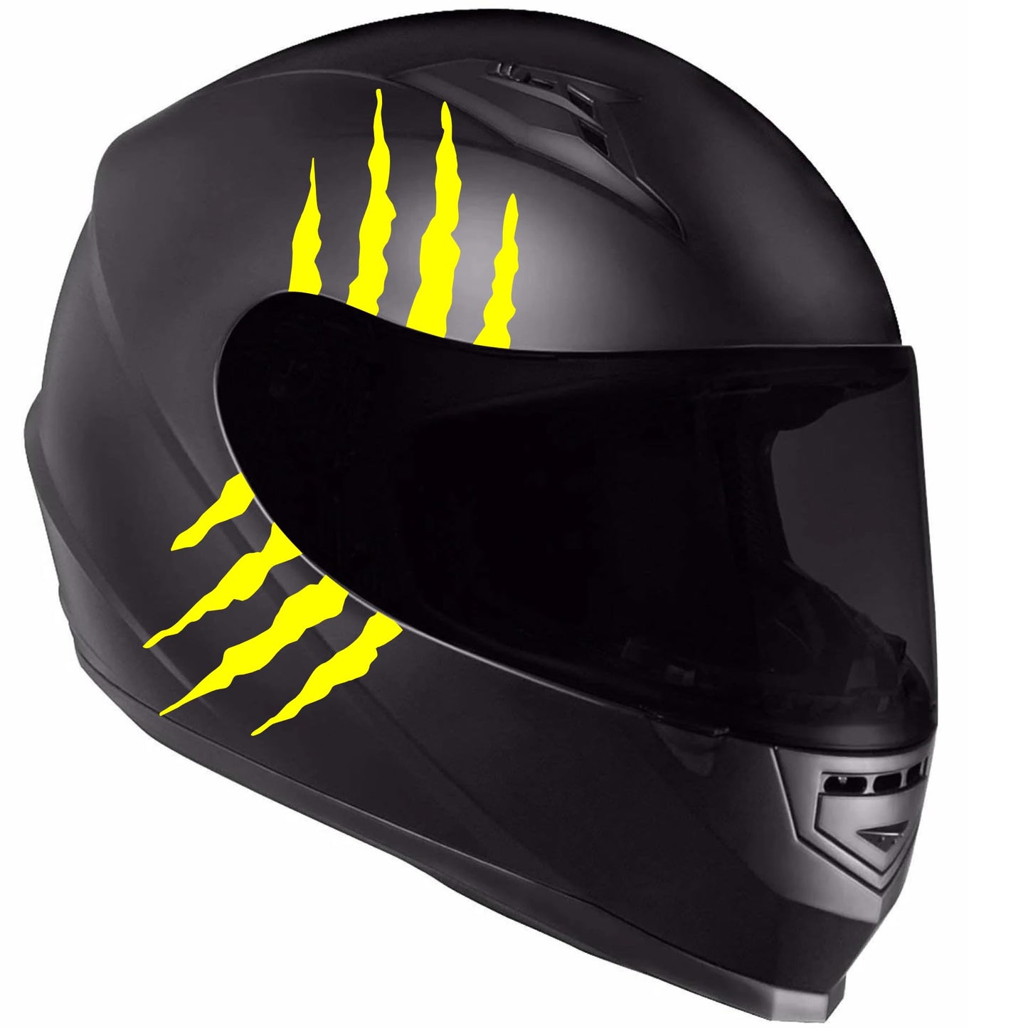 DualColorStampe 2 Adesivi Auto a Forma di Graffi | Stickers Adesivi Artigli Mostro Moto Macchina Esterni, Adesivo per casco moto C0100