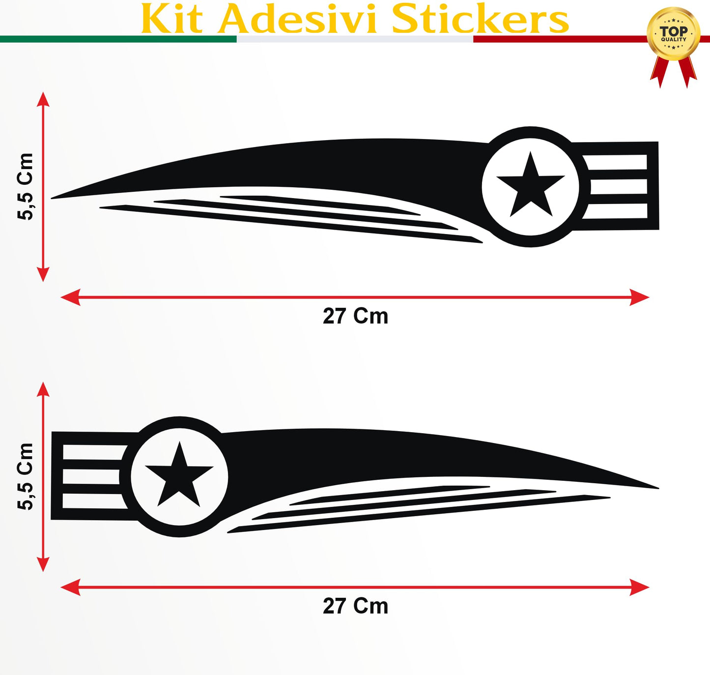 DualColorStampe 2 Adesivi Stickers compatibili con Harley Davidson per serbatoio 12 24 litri Moto Custom M0141