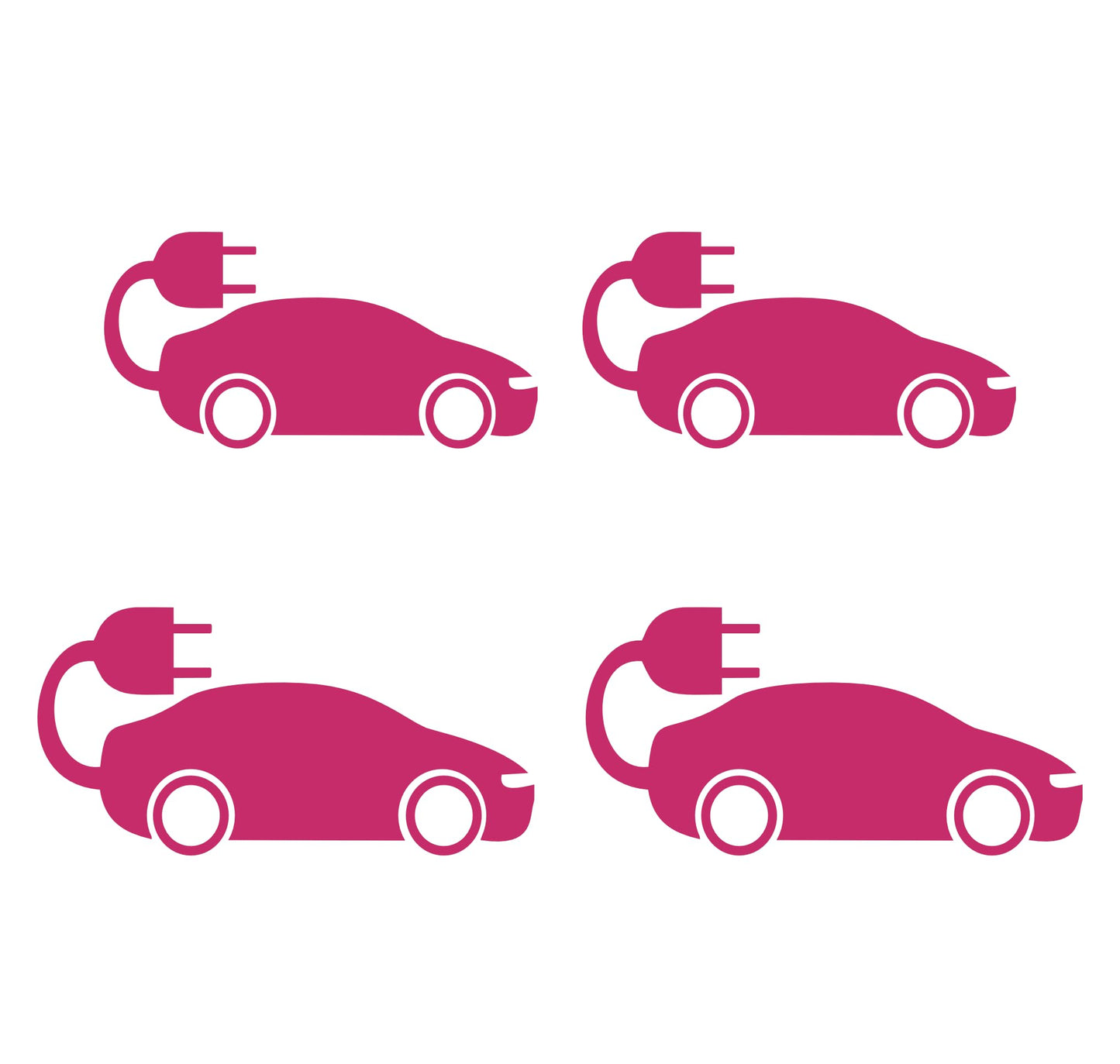 DualColorStampe Adesivi in vinile wall stickers tuning auto elettrica LOGO AUTO ELETTRICA accessori auto stickers COD.0422