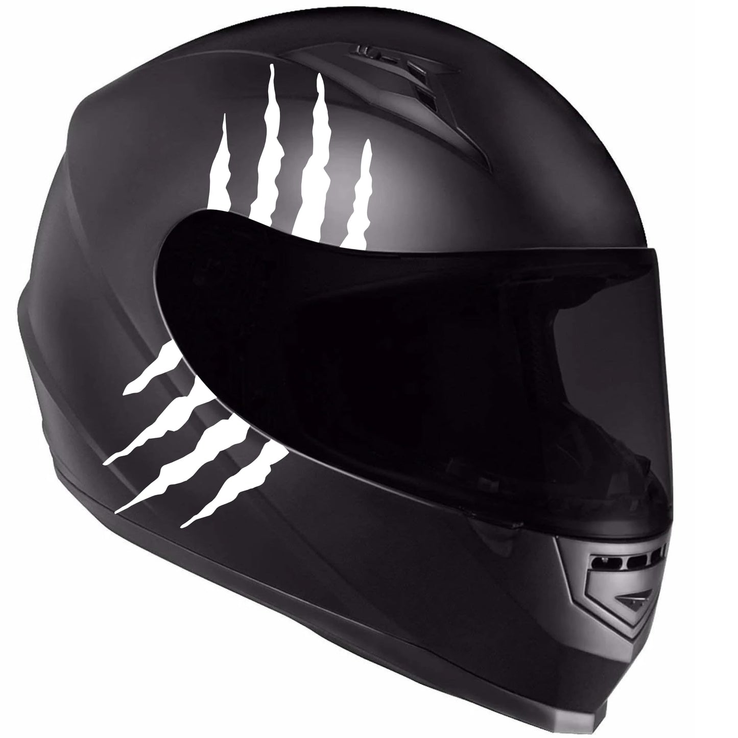 DualColorStampe 2 Adesivi Auto a Forma di Graffi | Stickers Adesivi Artigli Mostro Moto Macchina Esterni, Adesivo per casco moto C0100