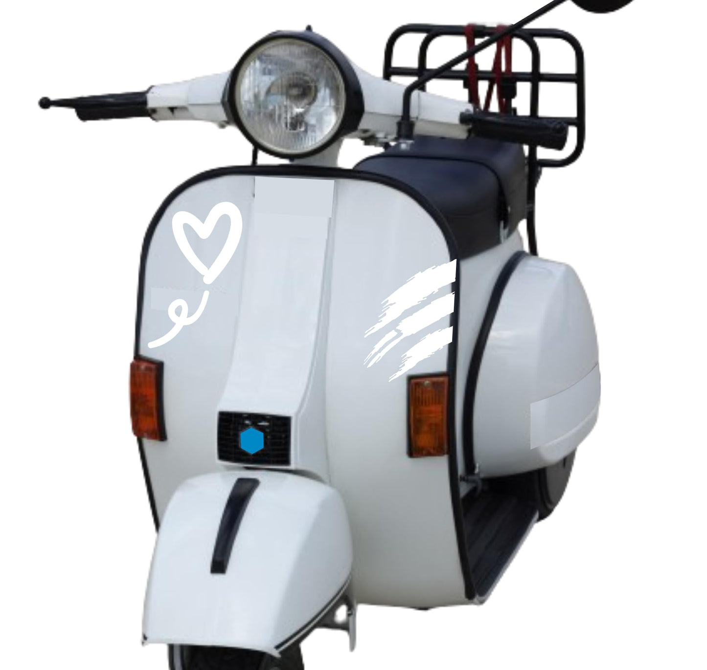 DualColorStampe Adesivi Compatibili con PIAGGIO VESPA 1981 PX 125 GTS 300 super GTV 300 GTV250 GTV125 M0366