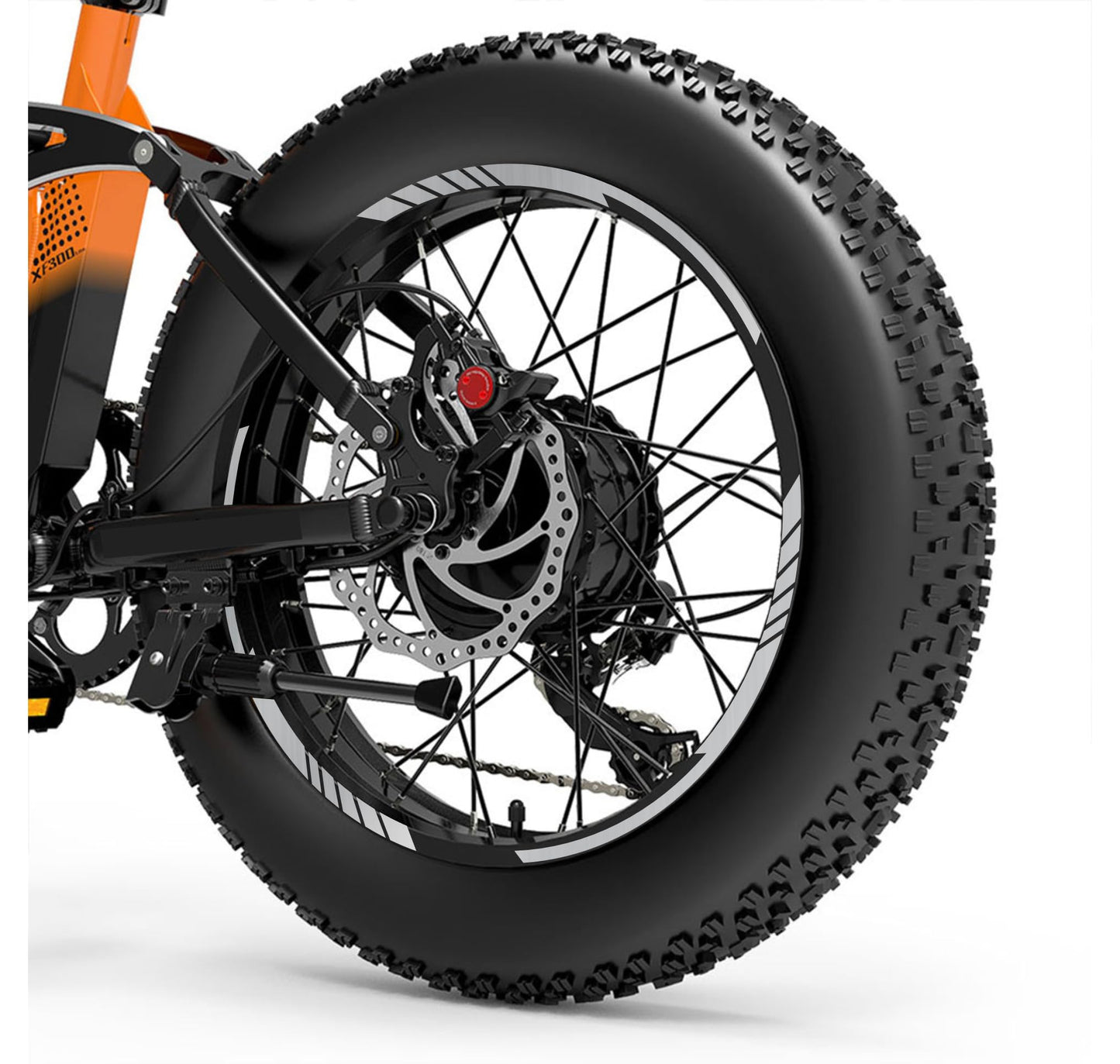 DualColorStampe Adesivi Cerchi Bici FAT BIKE 20'' - Stickers per Ruote Fat Bike MTB, Accessori Bici COD. B0206