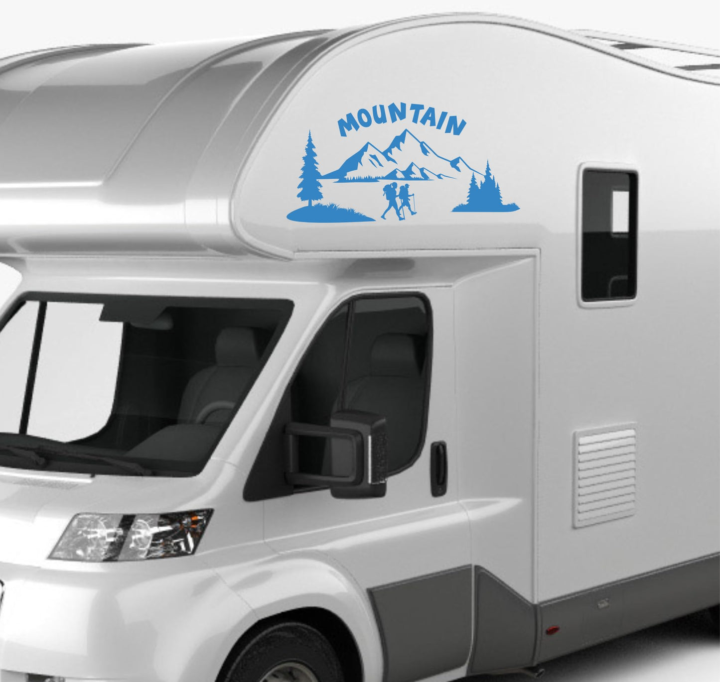 DualColorStampe Adesivo per Camper Compatibili con Adria Arca Bürstner Carthago Chausson Elnagh Hobby Mobilvetta Mclouis Caravan stickers roulotte - 0388