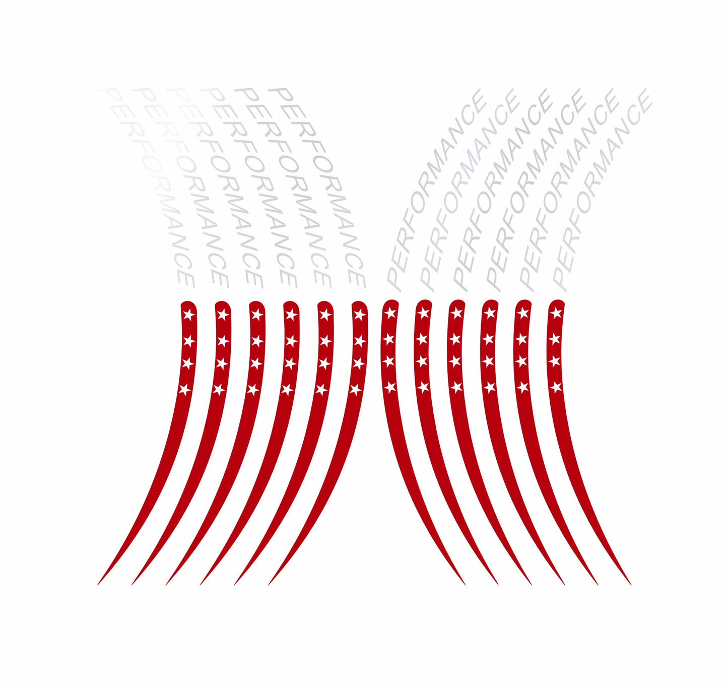 DualColorStampe Set di Strisce Cerchi Moto per 2 Ruote da 15" a 19" Pollici - Adesivi Ruote Moto Resistenti - Adesivi Cerchi Moto - Design Racing D0114