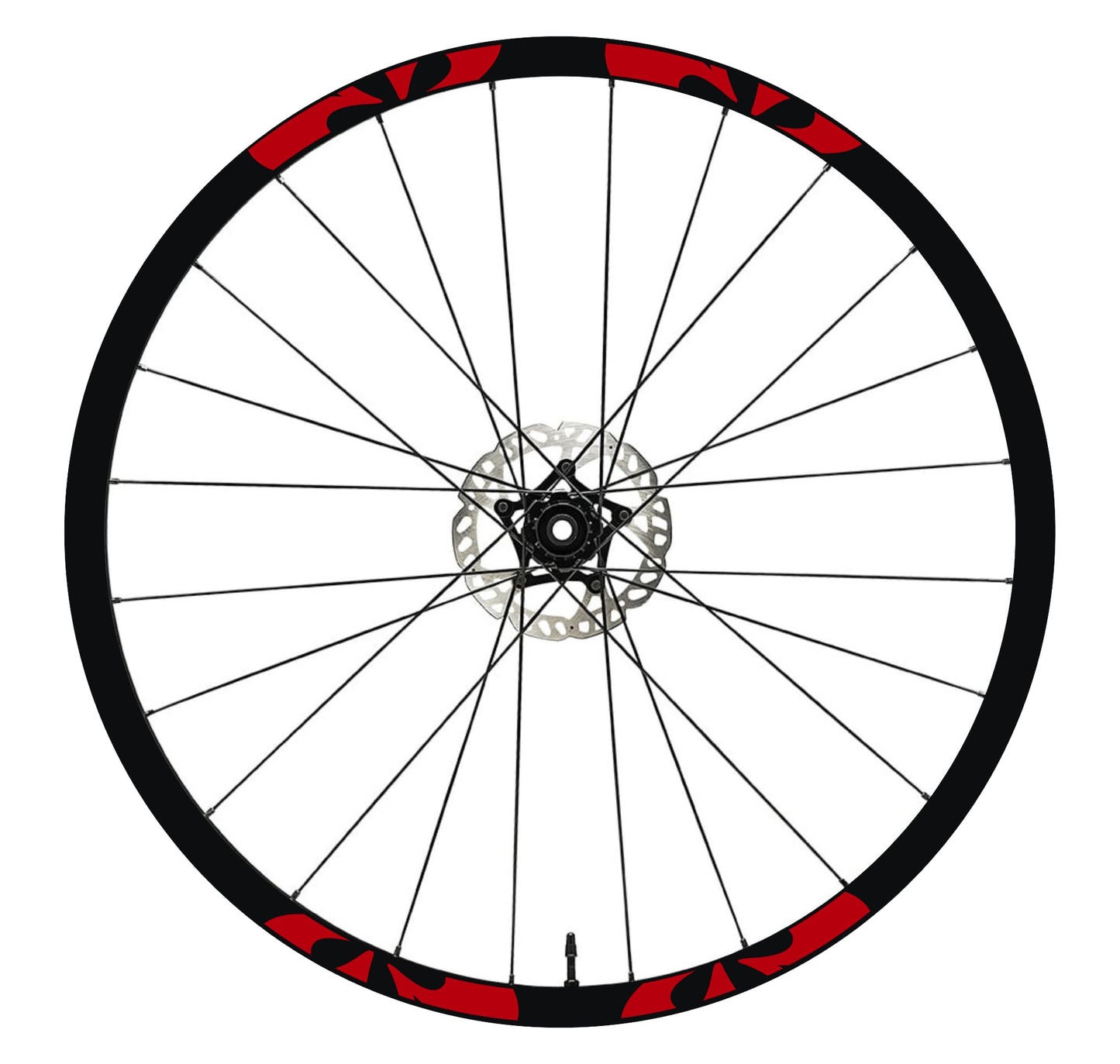 DualColorStampe Adesivi Cerchi Bici 26'' - 27,5'' - 28-29'' Pollici Ruota Bici MTB Bike Stickers Cerchi MTB - B0201