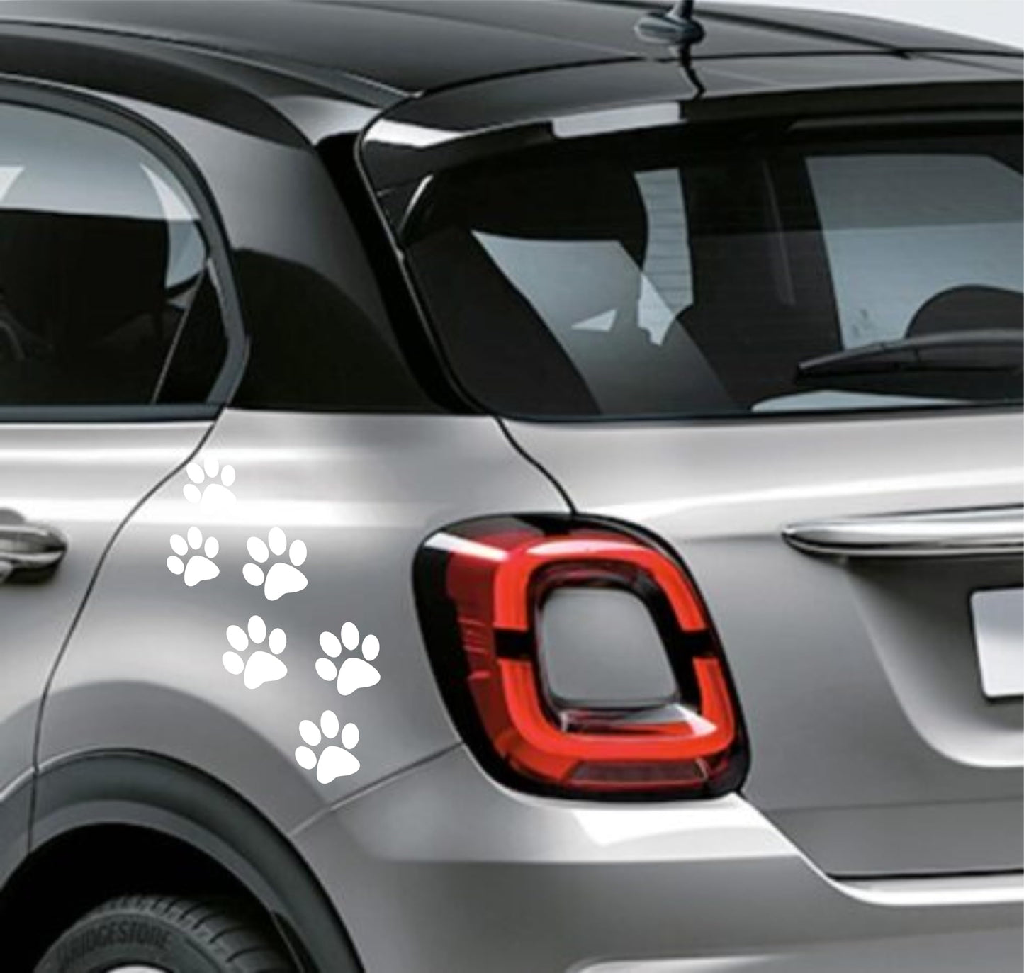 DualColorStampe Adesivi con zampe di gatto cane stickers con stampe di zampa di animale impronte di zampe decalcomanie 0010
