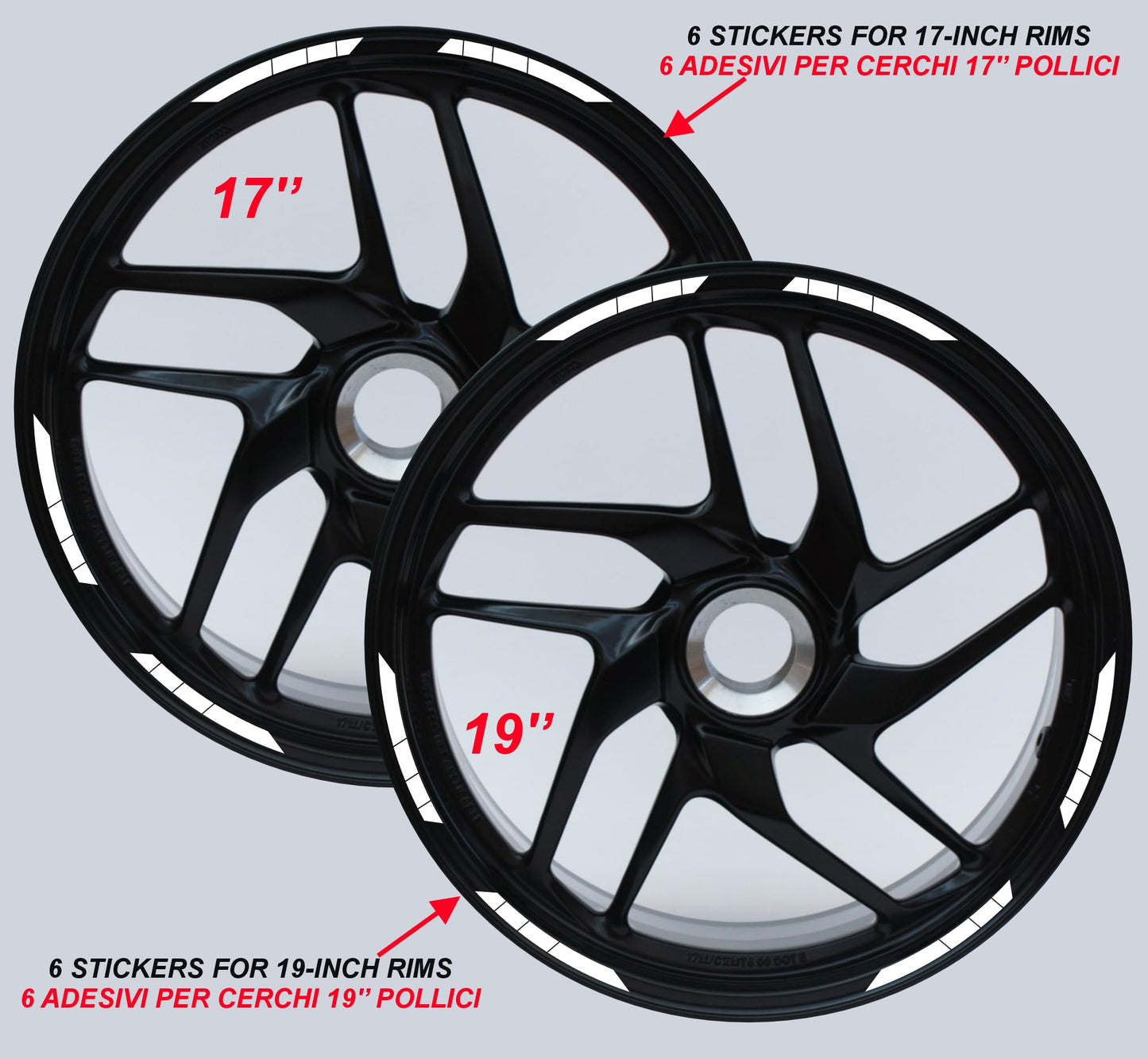 set adesivi decal vinile