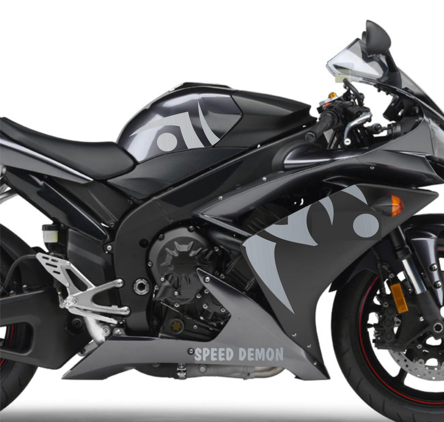 DualColorStampe Adesivi compatibili con Yamaha R1 YZF (2009-2011) grafica carena moto Adesivo per Moto Impermeabile Stickers decal vinile M0325