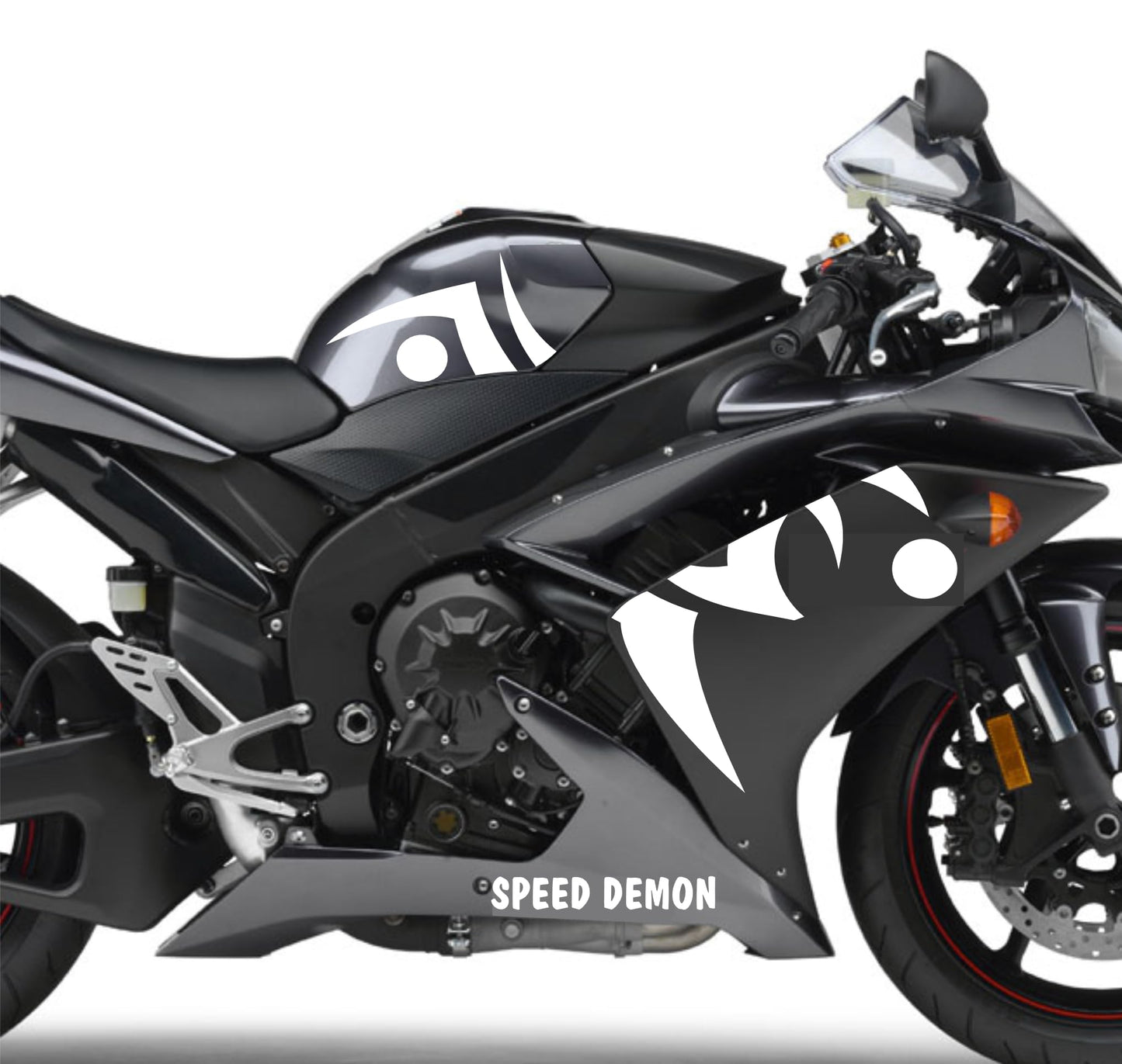 DualColorStampe Adesivi compatibili con Yamaha R1 YZF (2009-2011) grafica carena moto Adesivo per Moto Impermeabile Stickers decal vinile M0325