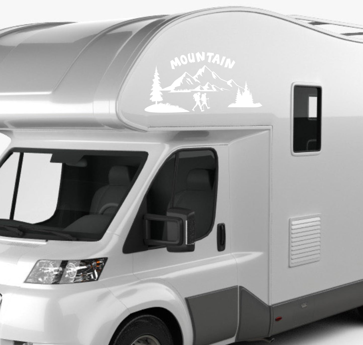 DualColorStampe Adesivo per Camper Compatibili con Adria Arca Bürstner Carthago Chausson Elnagh Hobby Mobilvetta Mclouis Caravan stickers roulotte - 0388