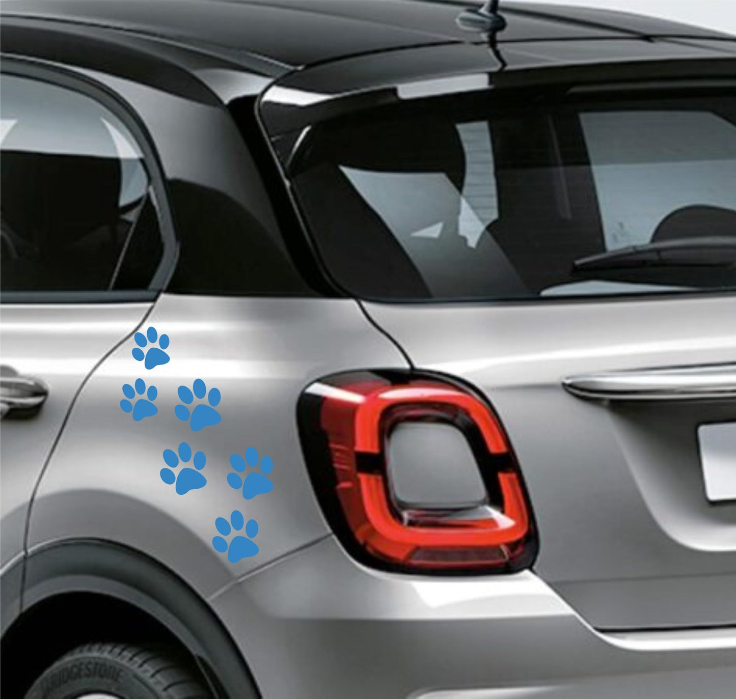 DualColorStampe Adesivi con zampe di gatto cane stickers con stampe di zampa di animale impronte di zampe decalcomanie 0010