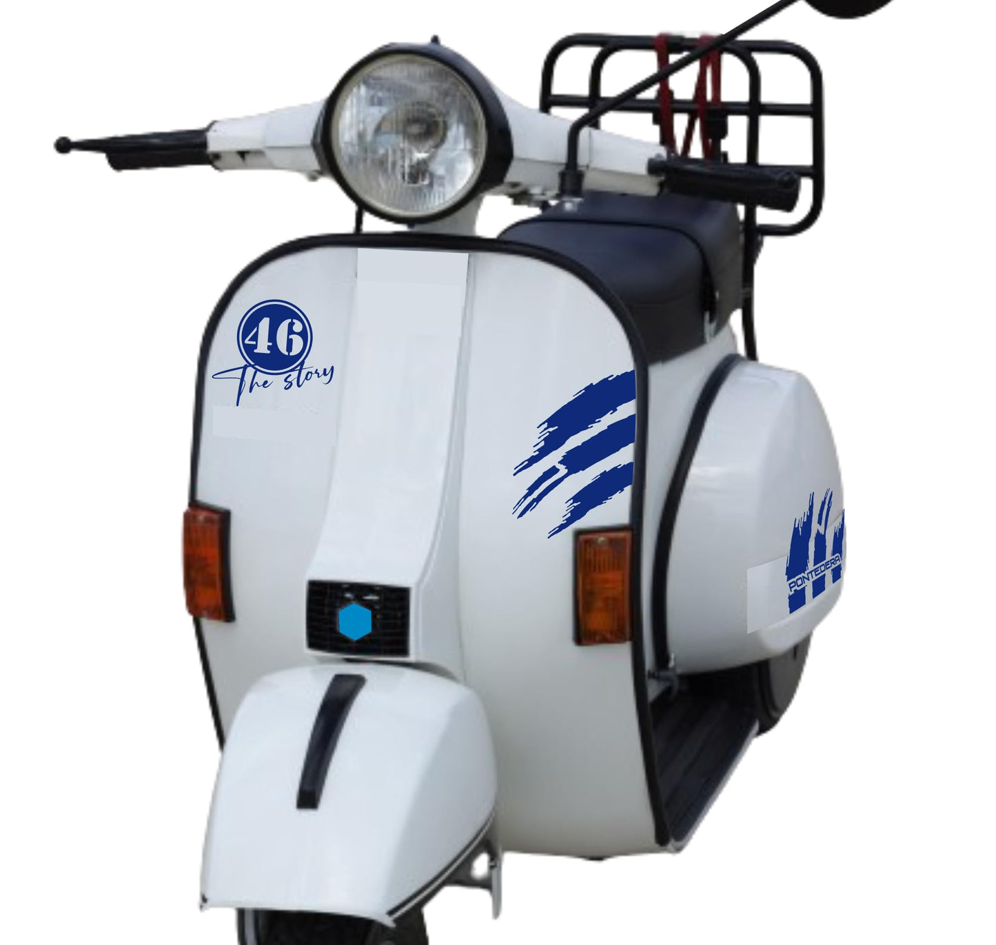 DualColorStampe Adesivi Compatibili con PIAGGIO VESPA 1981 PX 125 GTS 300 super GTV 300 GTV250 GTV125 M0334