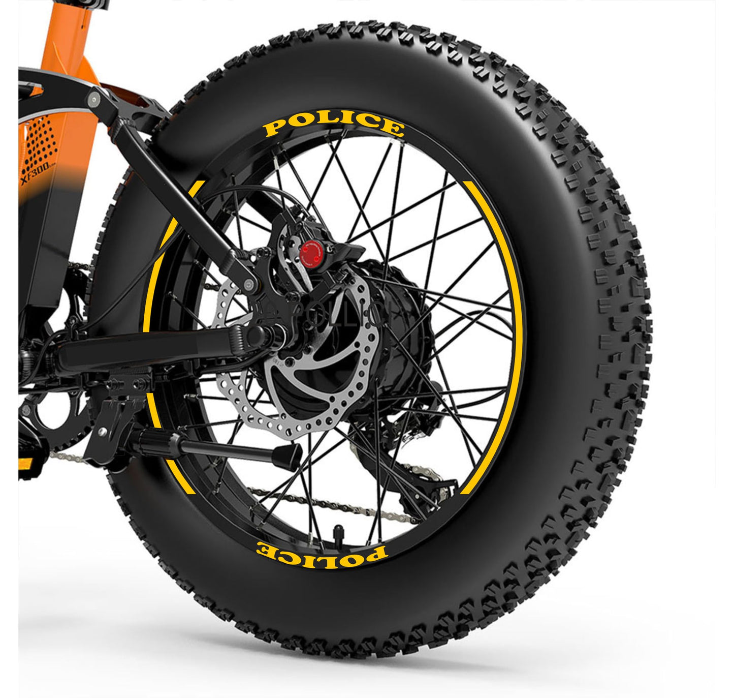DualColorStampe Adesivi Cerchi Bici FAT BIKE 20'' - Stickers per Ruote Fat Bike MTB, Accessori Bici COD. B0205