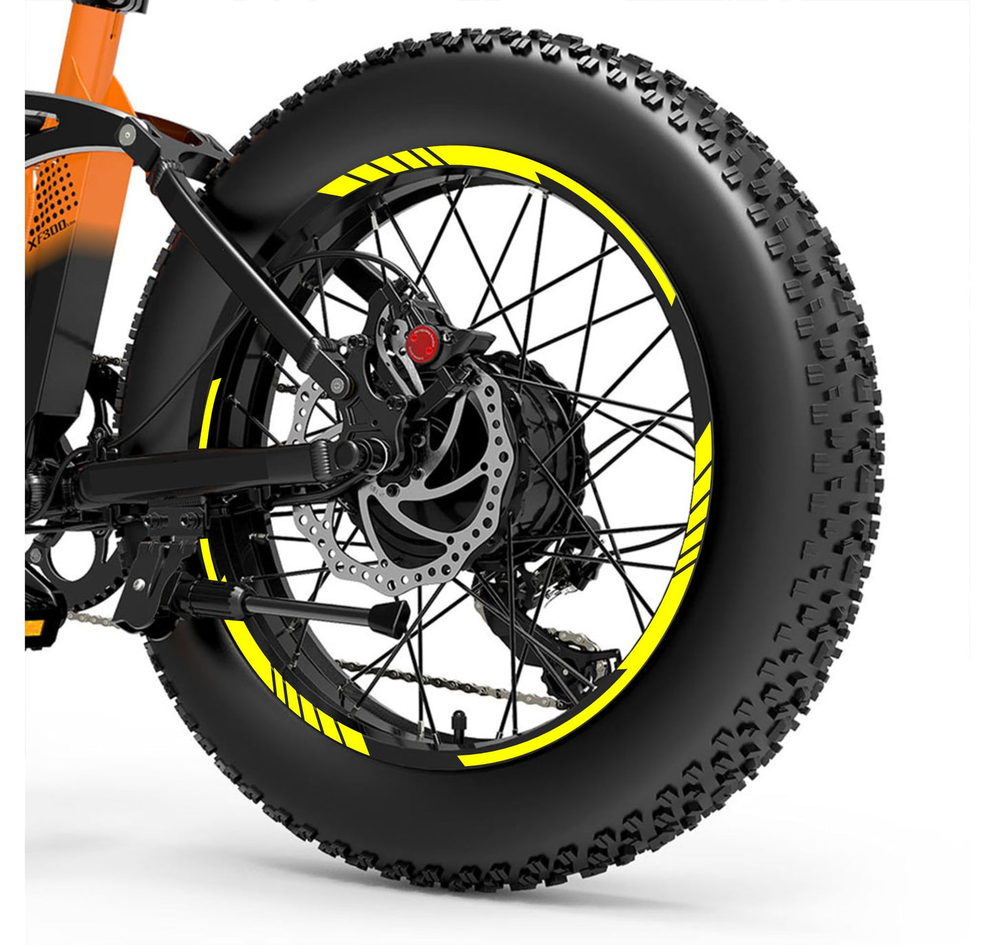 DualColorStampe Adesivi Cerchi Bici FAT BIKE 20'' - Stickers per Ruote Fat Bike MTB, Accessori Bici COD. B0206