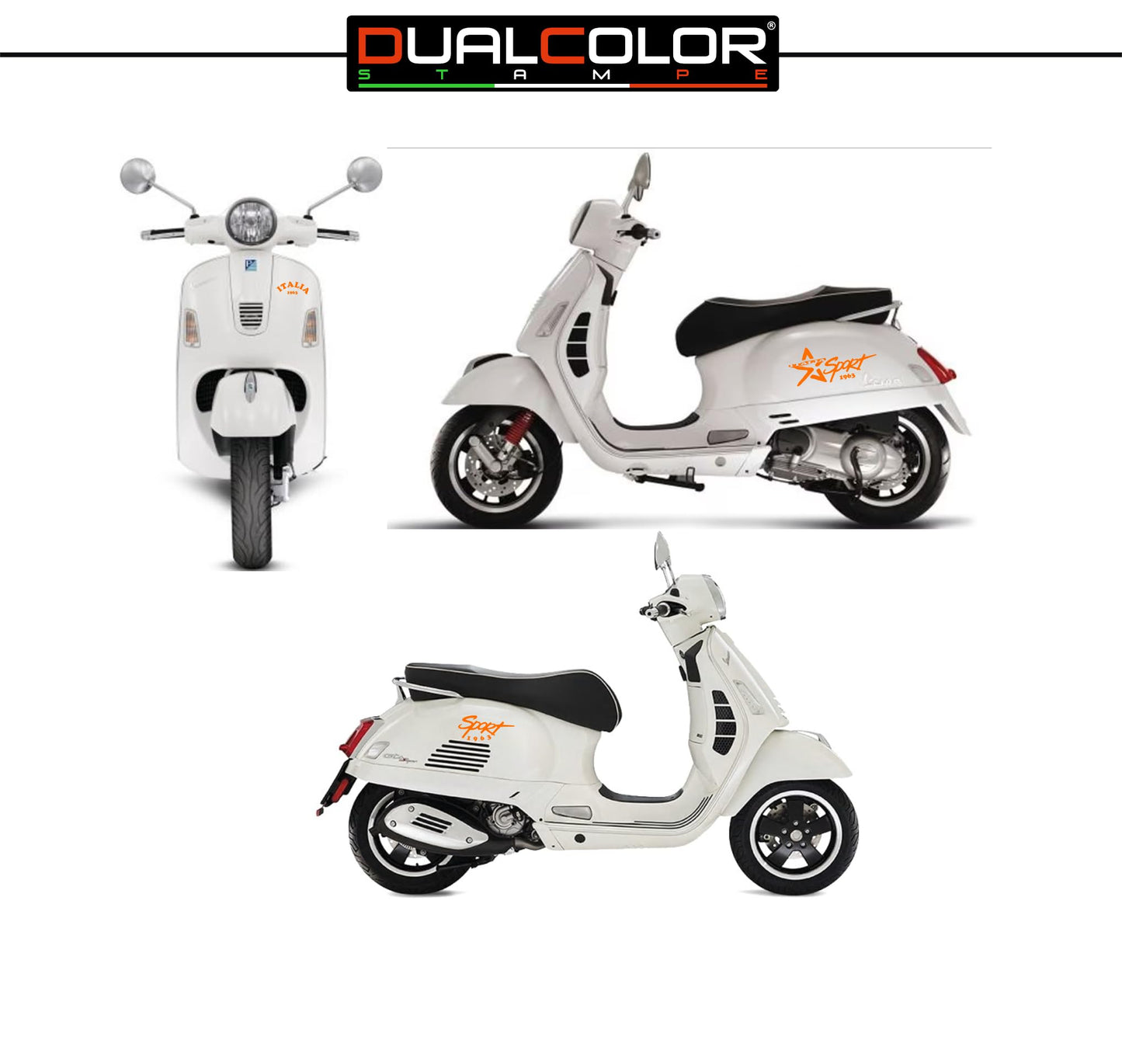 set adesivi decal vinile