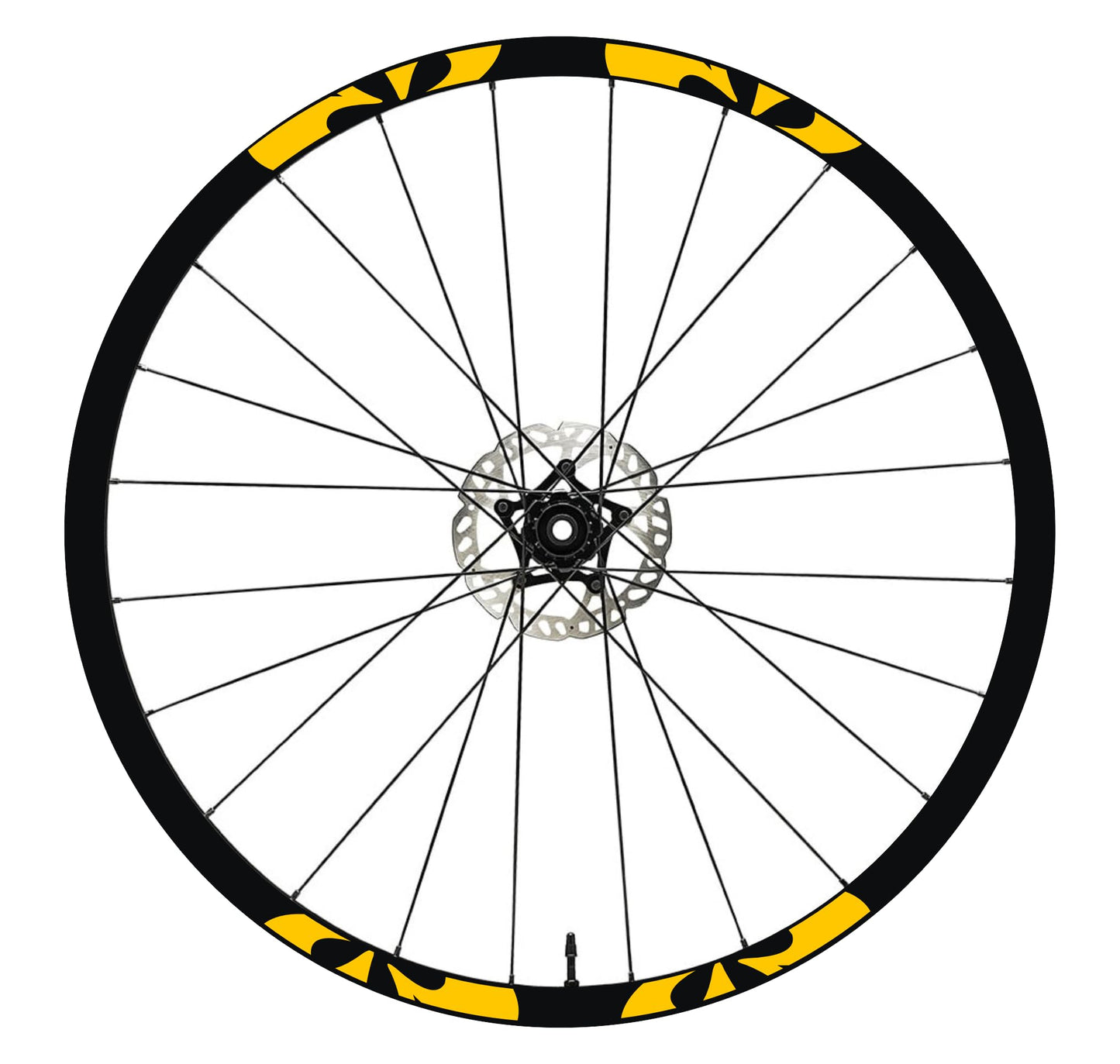 DualColorStampe Adesivi Cerchi Bici 26'' - 27,5'' - 28-29'' Pollici Ruota Bici MTB Bike Stickers Cerchi MTB - B0201