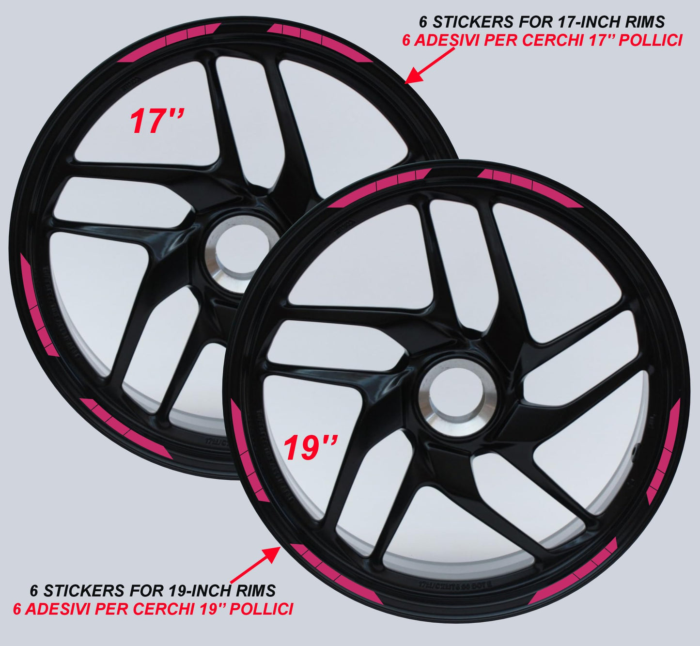 set adesivi decal vinile