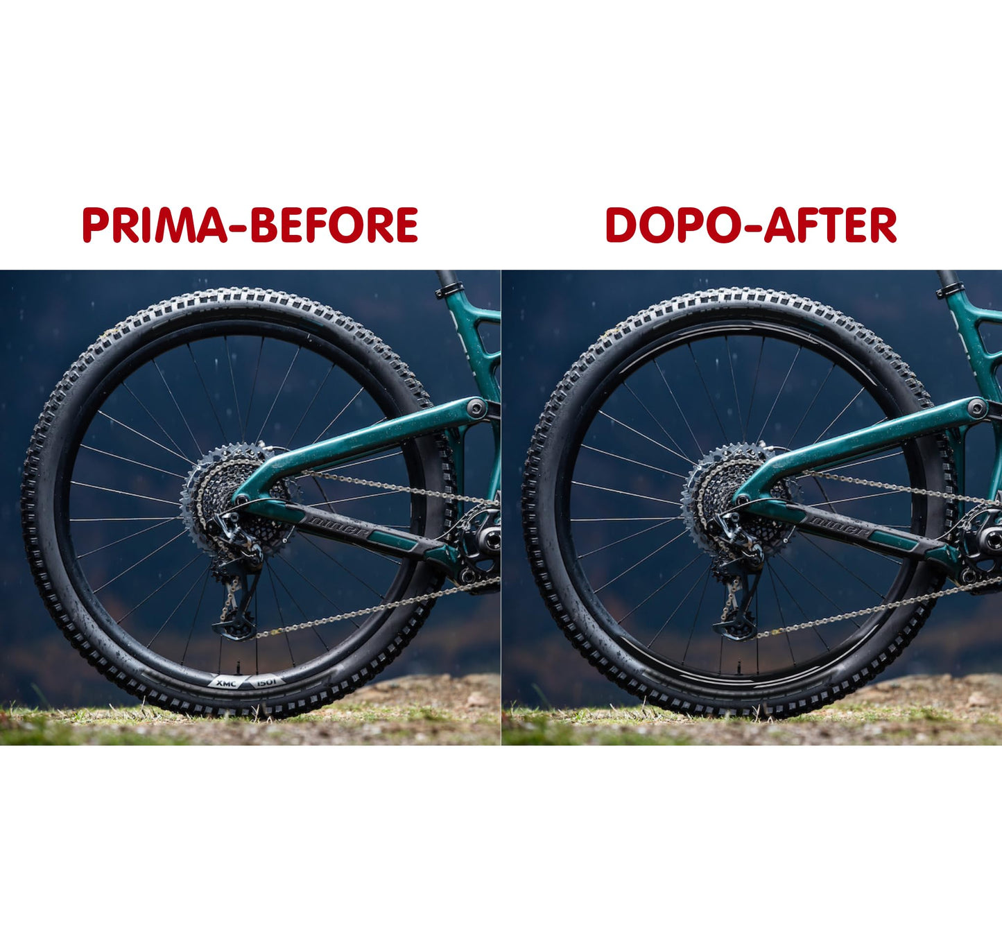 DualColorStampe Adesivi Cerchi Bici 26'' - 27,5'' - 28-29'' Pollici Ruota Bici MTB Bike Stickers Cerchi MTB accessori pellicola MTB B0043