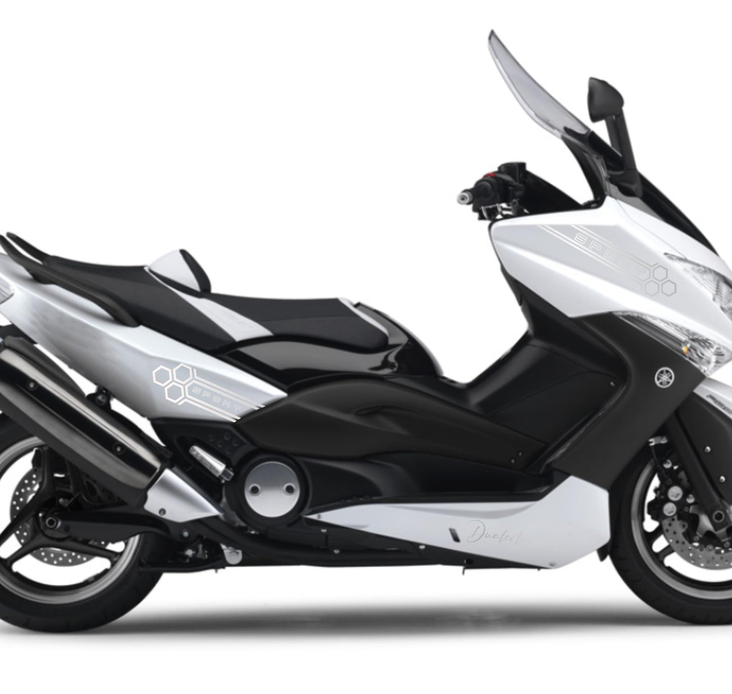DualColorStampe Adesivi Compatibili con Yamaha Tmax 500 2008-2009 T-MAX Adesivi per carena sticker per moto M0368